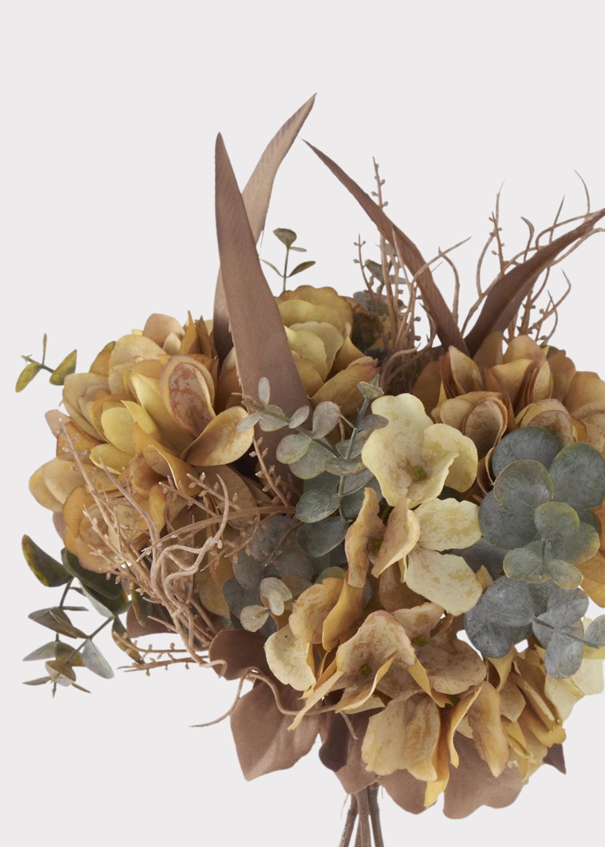 Bouquet of faux dried flowers 
