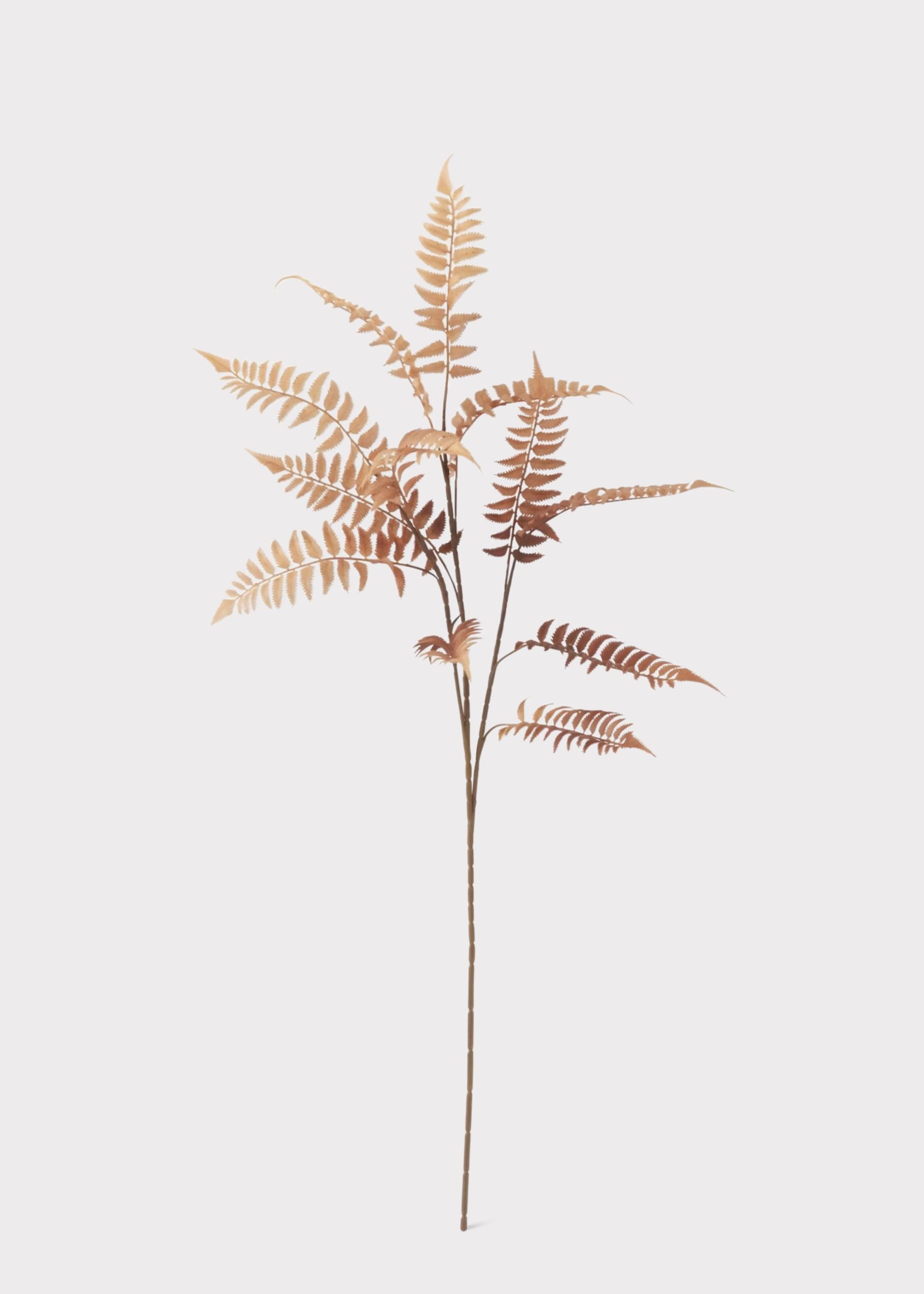 Artificial Fern in Fall Orange 