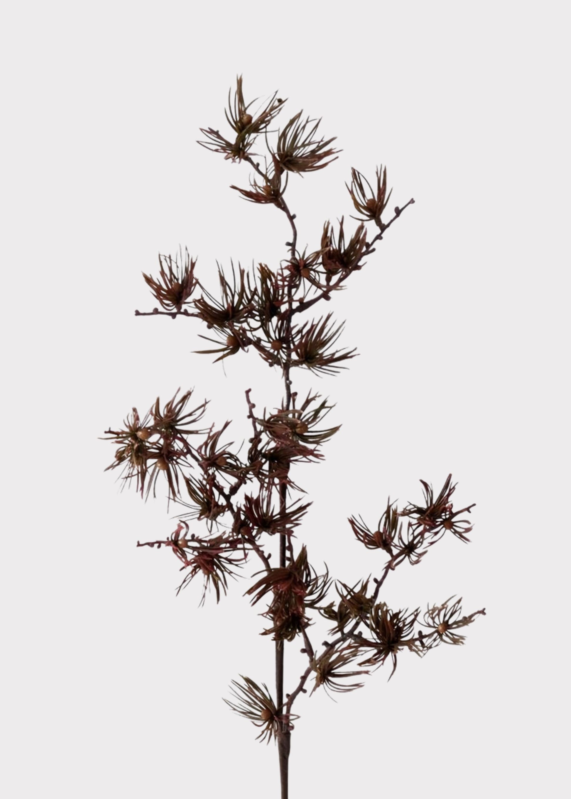 Fall Burgundy Fake Pine Foliage Branch