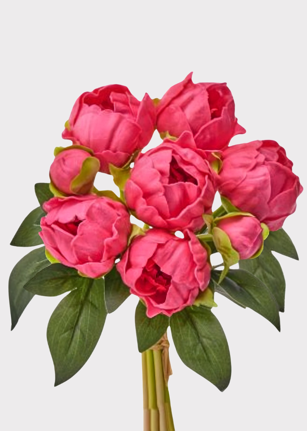 Bundle of Real Touch Pink Peonies