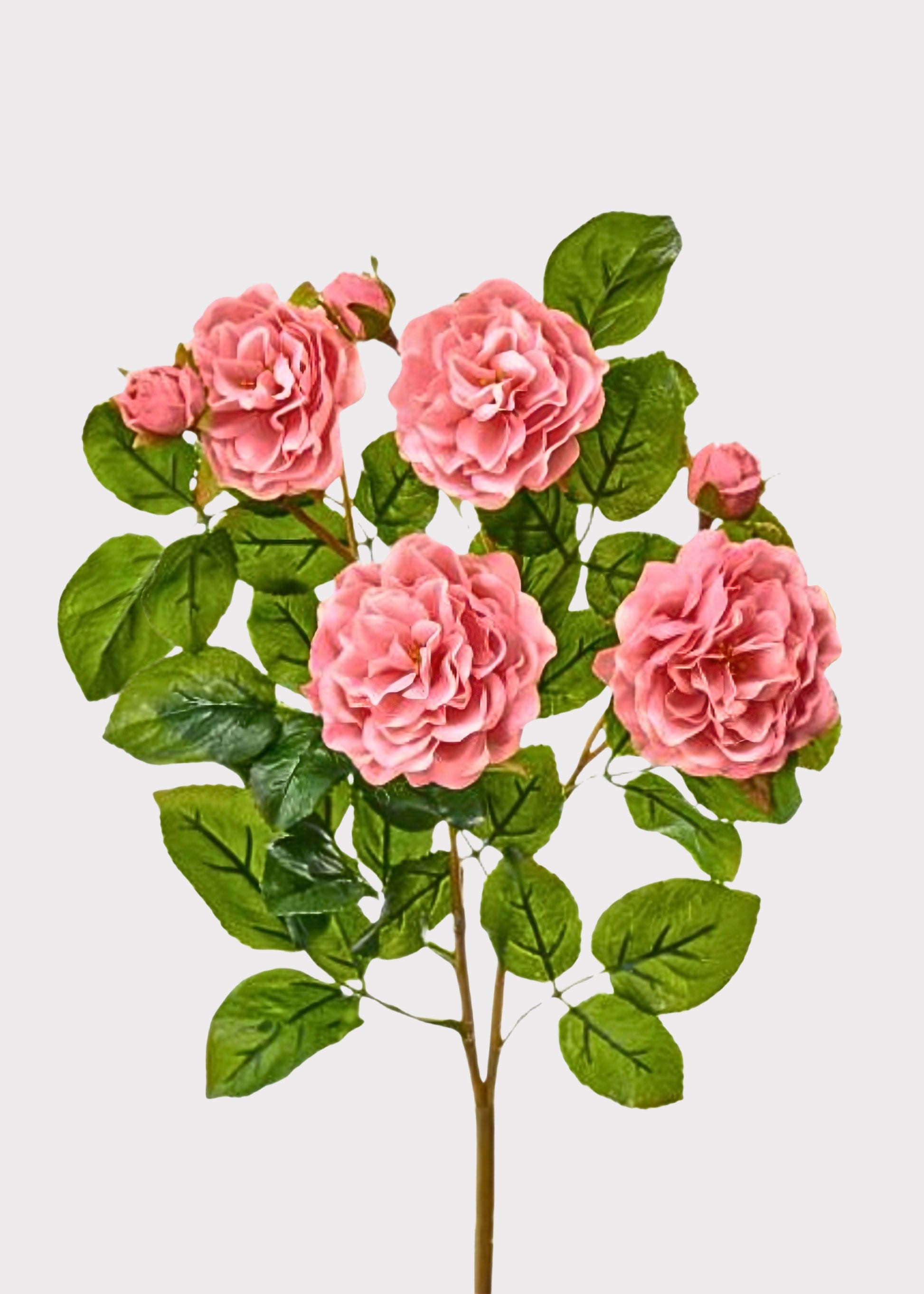 Faux Rose Bush in Pink