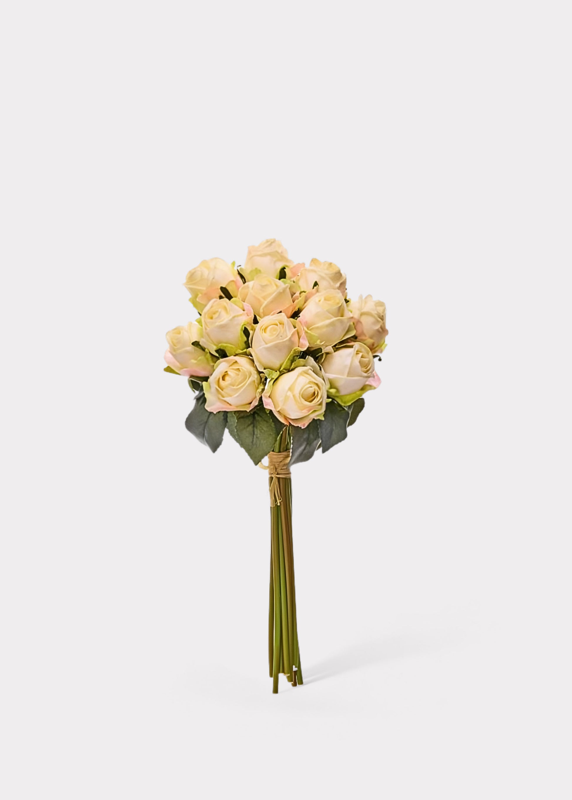 Bouquet of Cream Faux Roses 