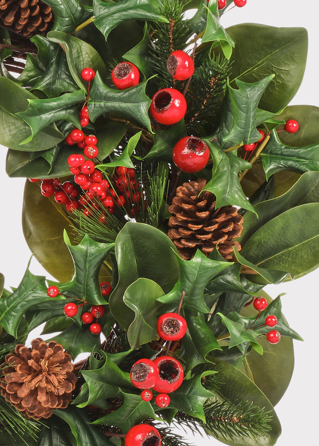 Mixed Foliage and Red Berries