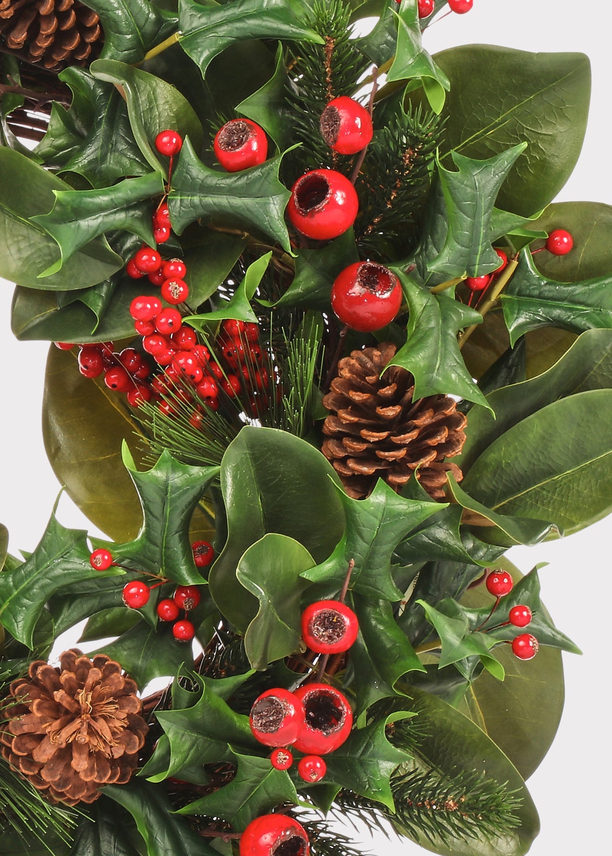 Mixed Foliage and Red Berries