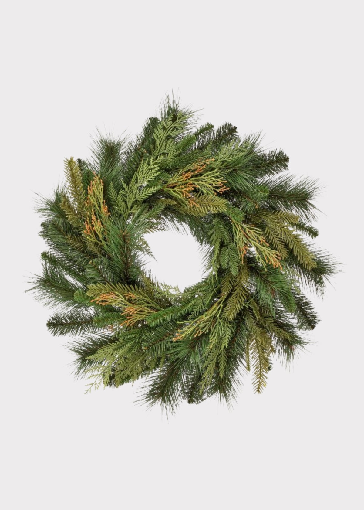  Fake Winter Pine and Cedar Wreath