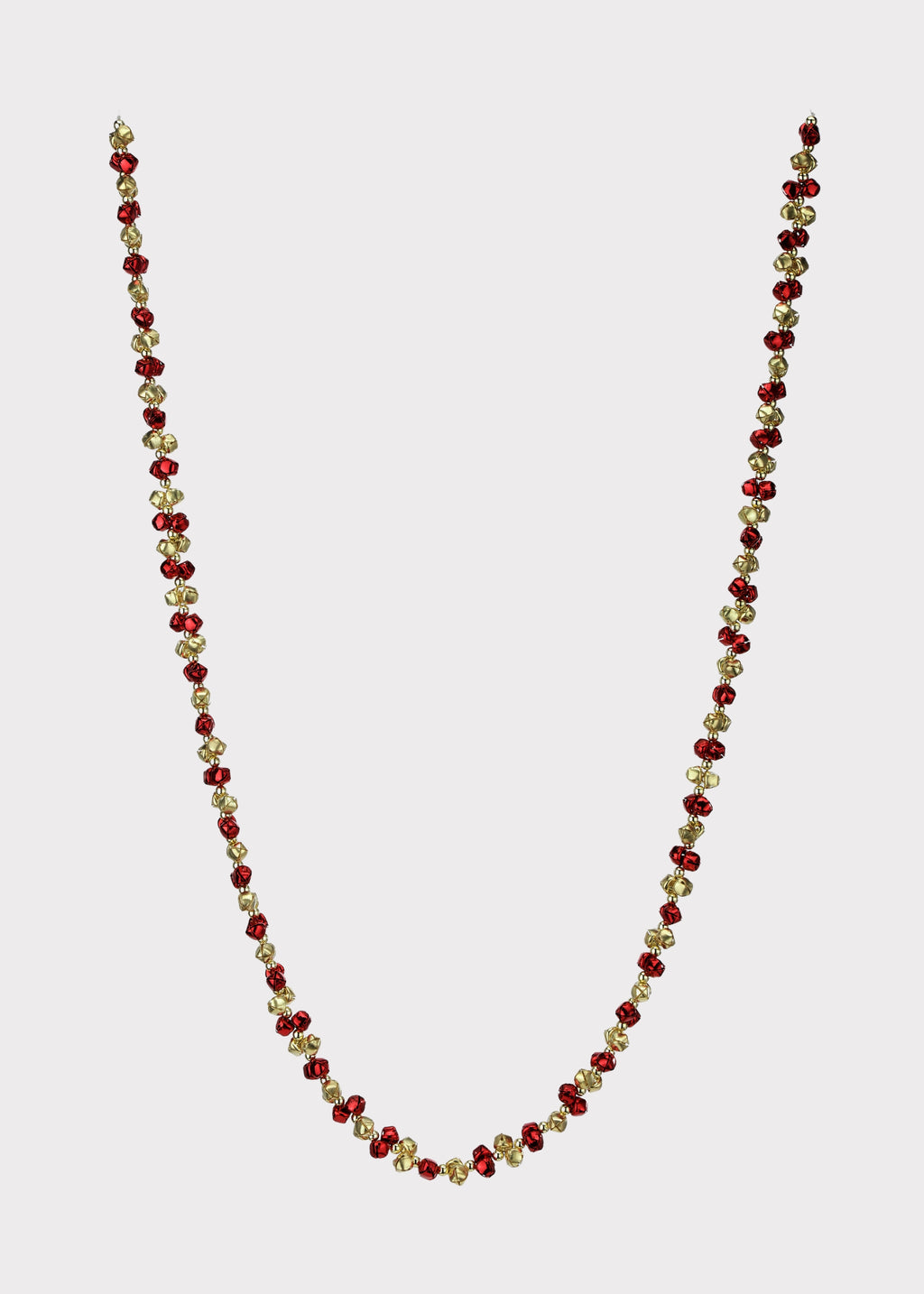 Red and Gold Mini Jingle Bell Holiday Garland 