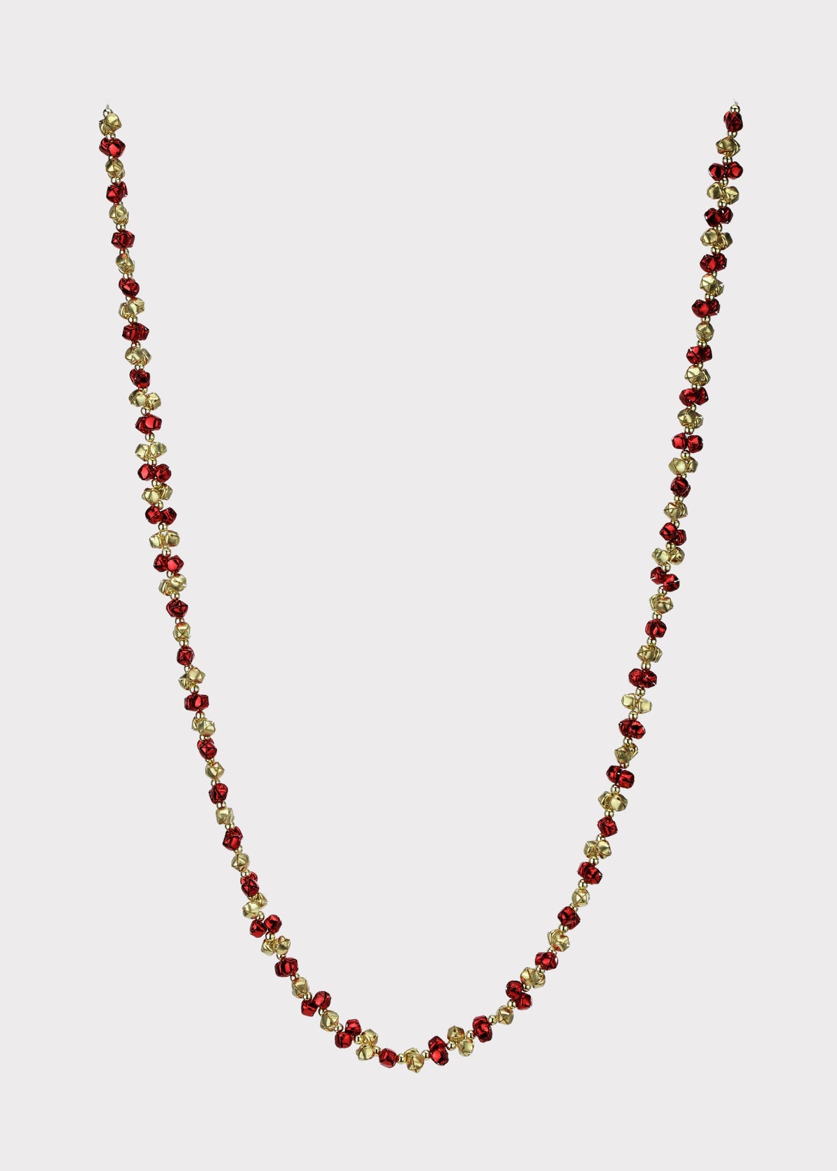 Red and Gold Mini Jingle Bell Holiday Garland 