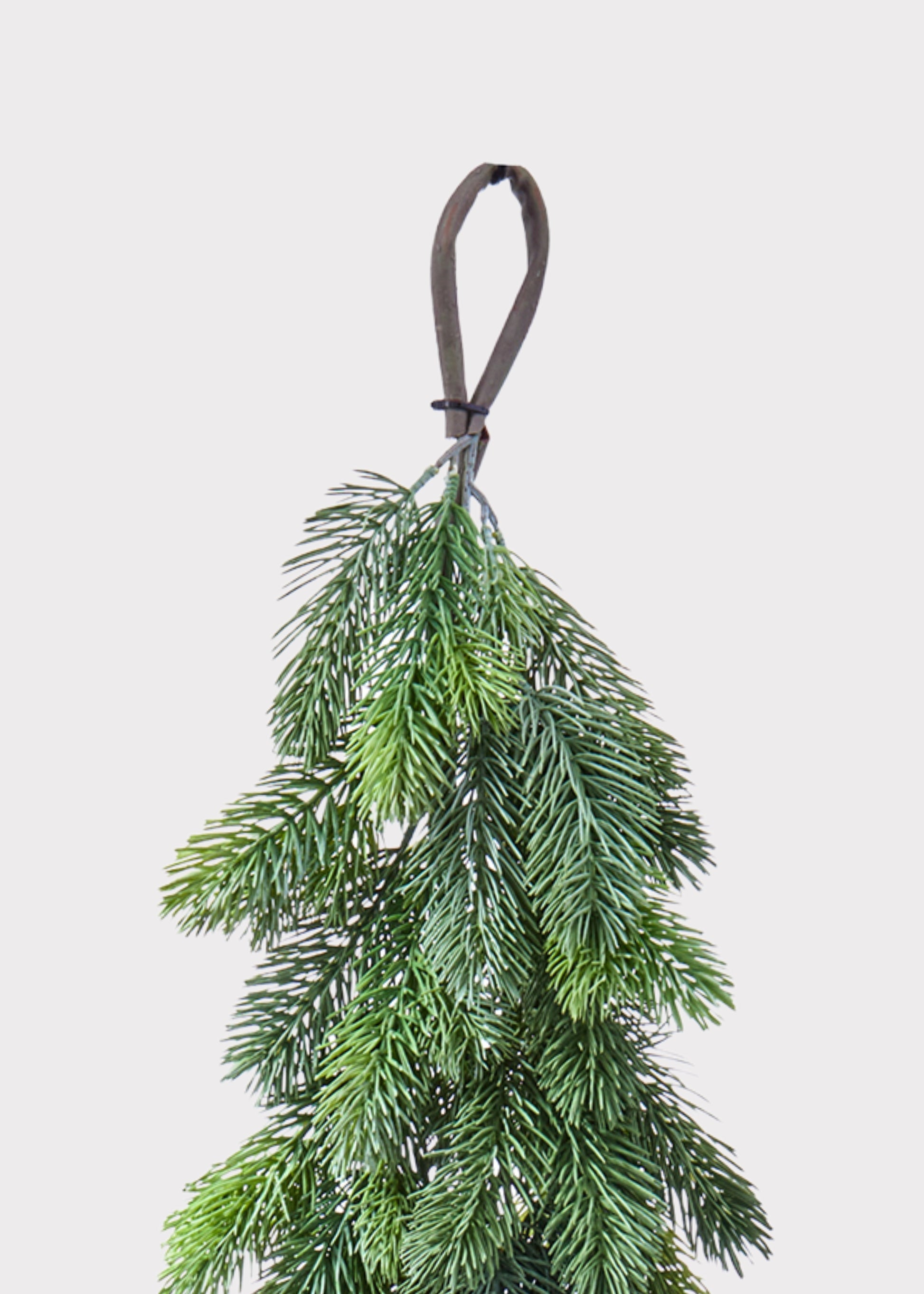 Hoop for hanging the artificial Princess Pine garland