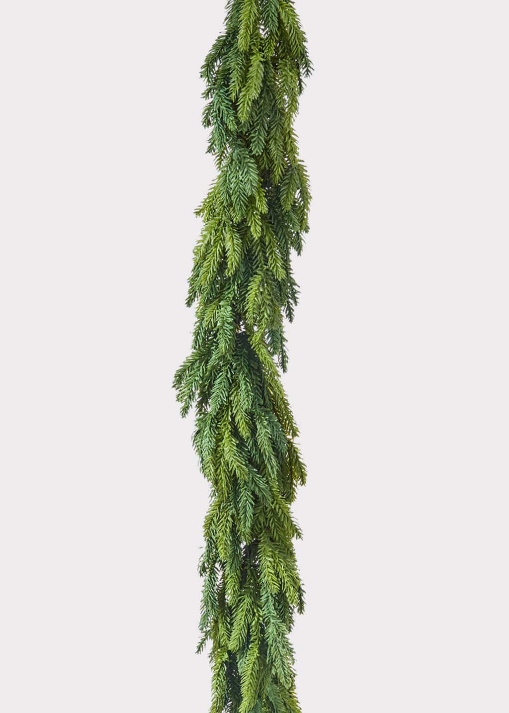 Close-up of a UV Treated Natural Touch Winter Fir Garland