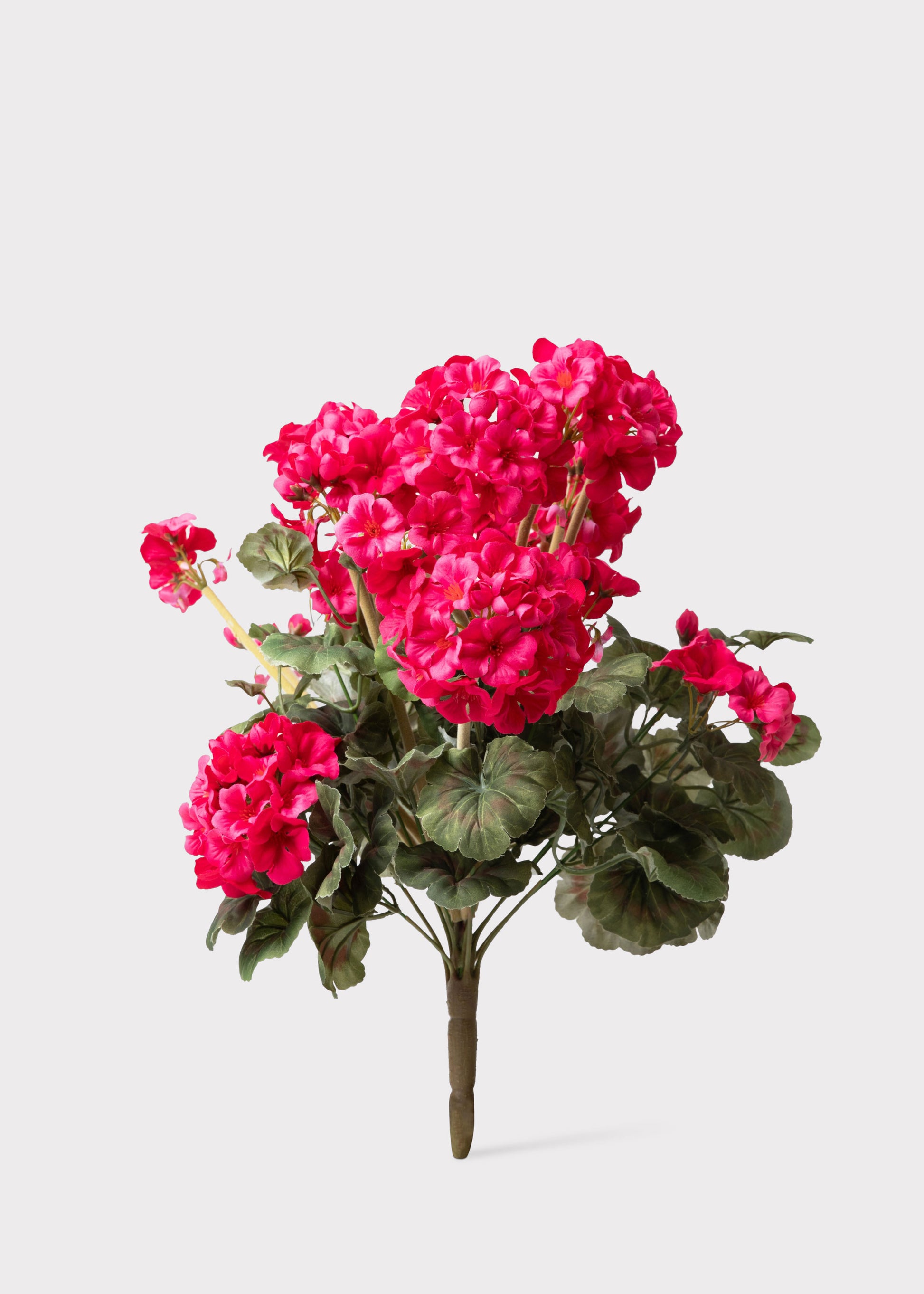 Fake Geranium Bush in Dark Pink