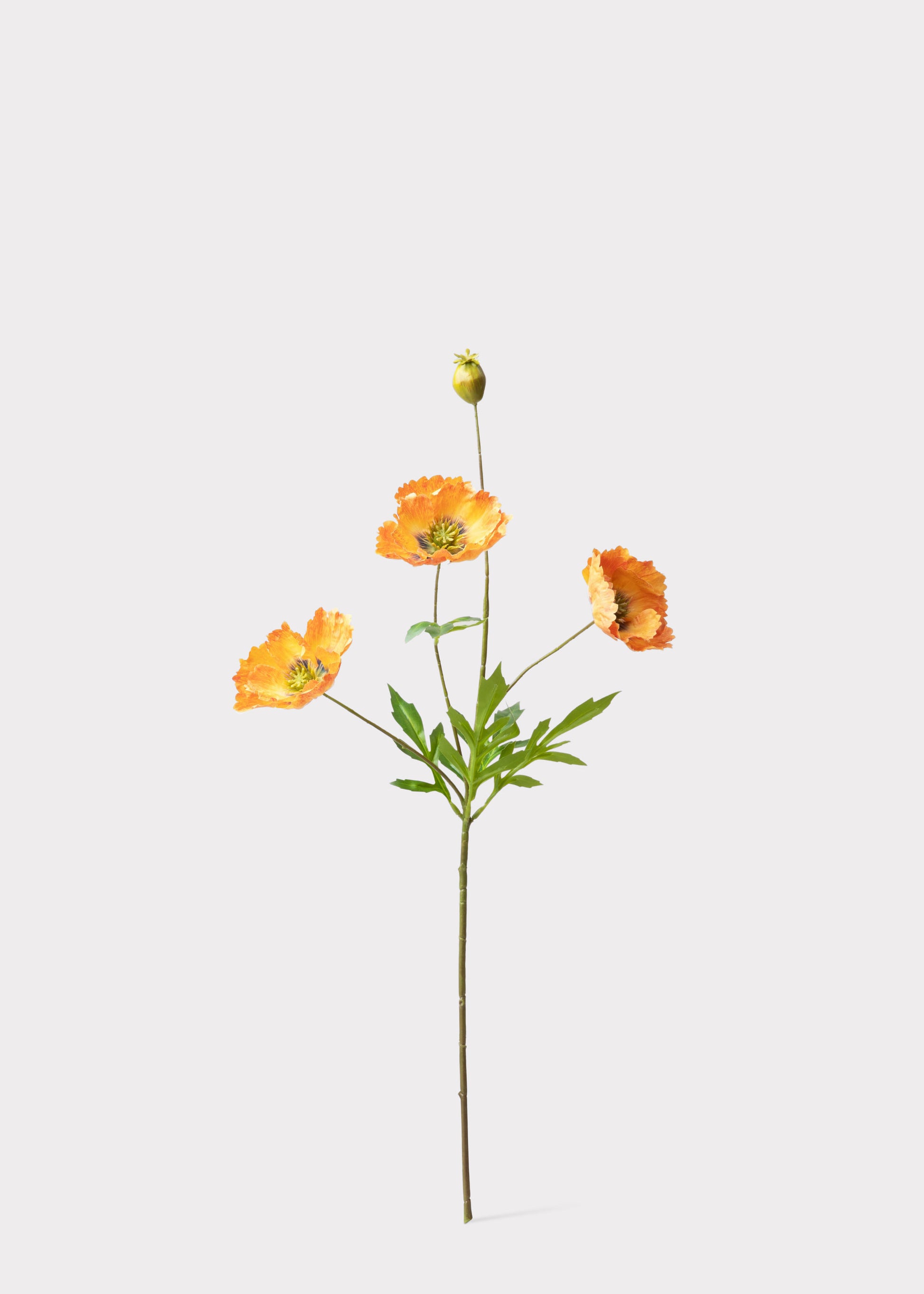 Orange Artificial Poppy