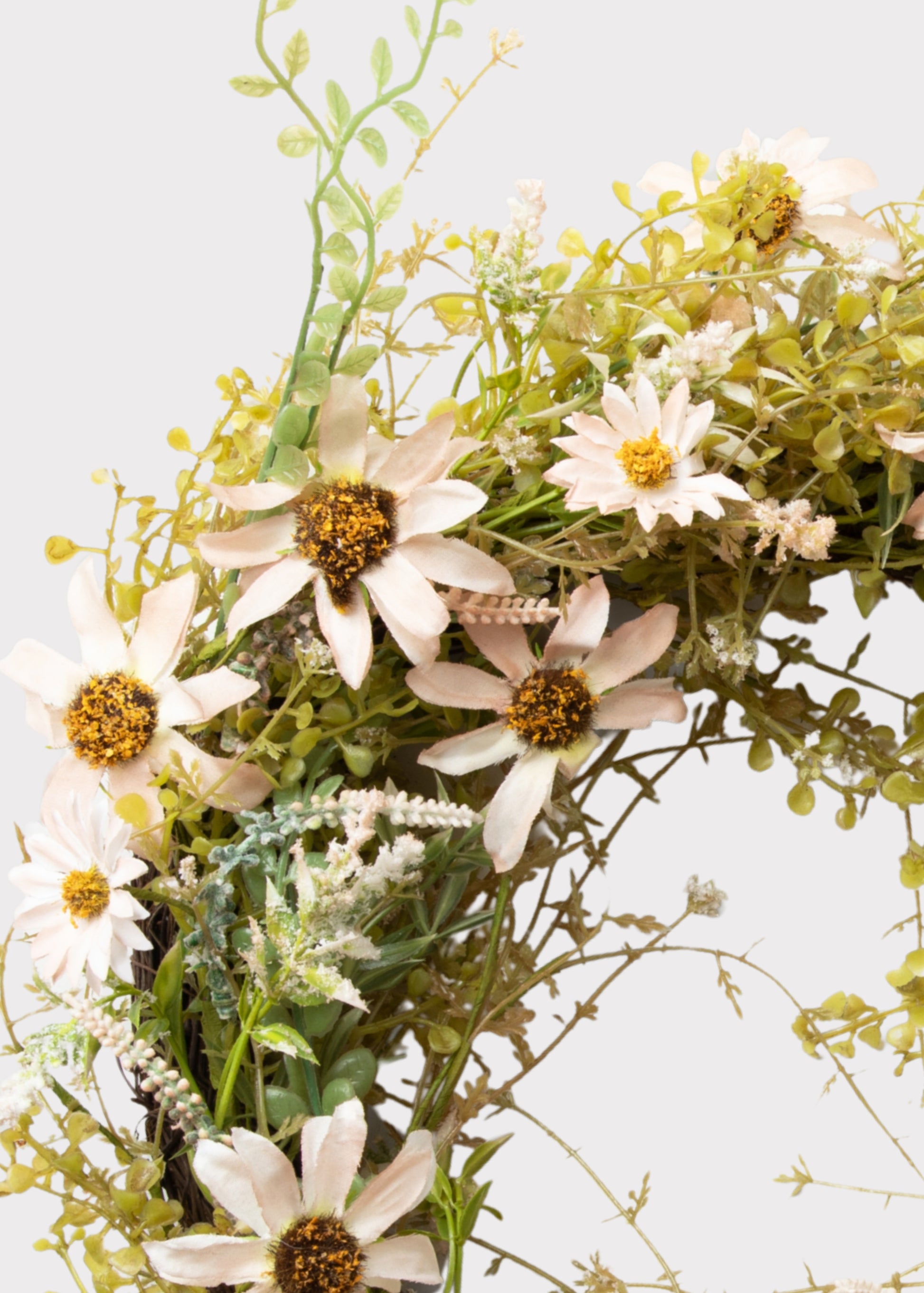 Close-up of Wildflower Wreath