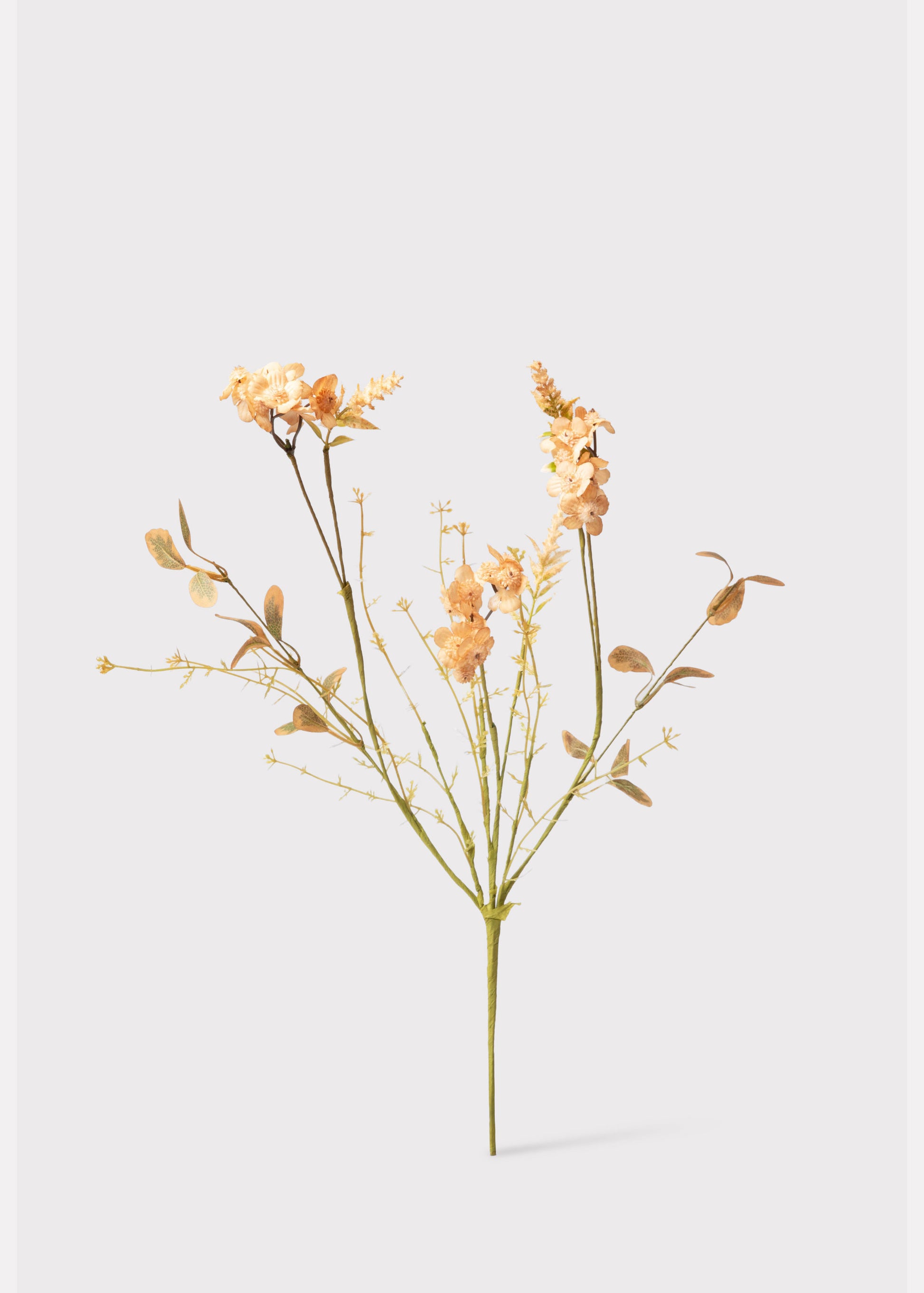 Faux Dried Wildflower Spray 