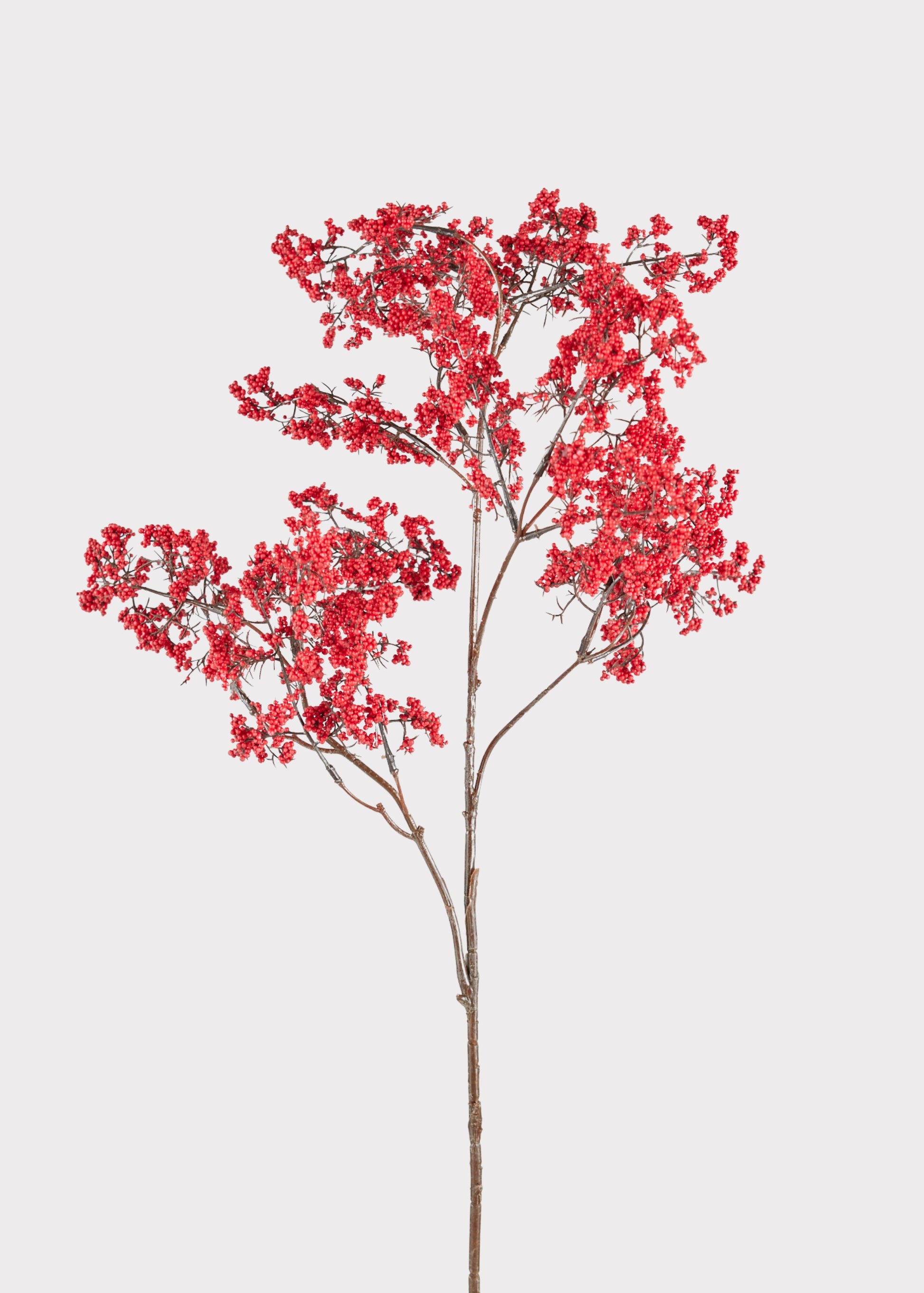 Luxe Faux Berries at Afloral Red Artificial Berry Branch