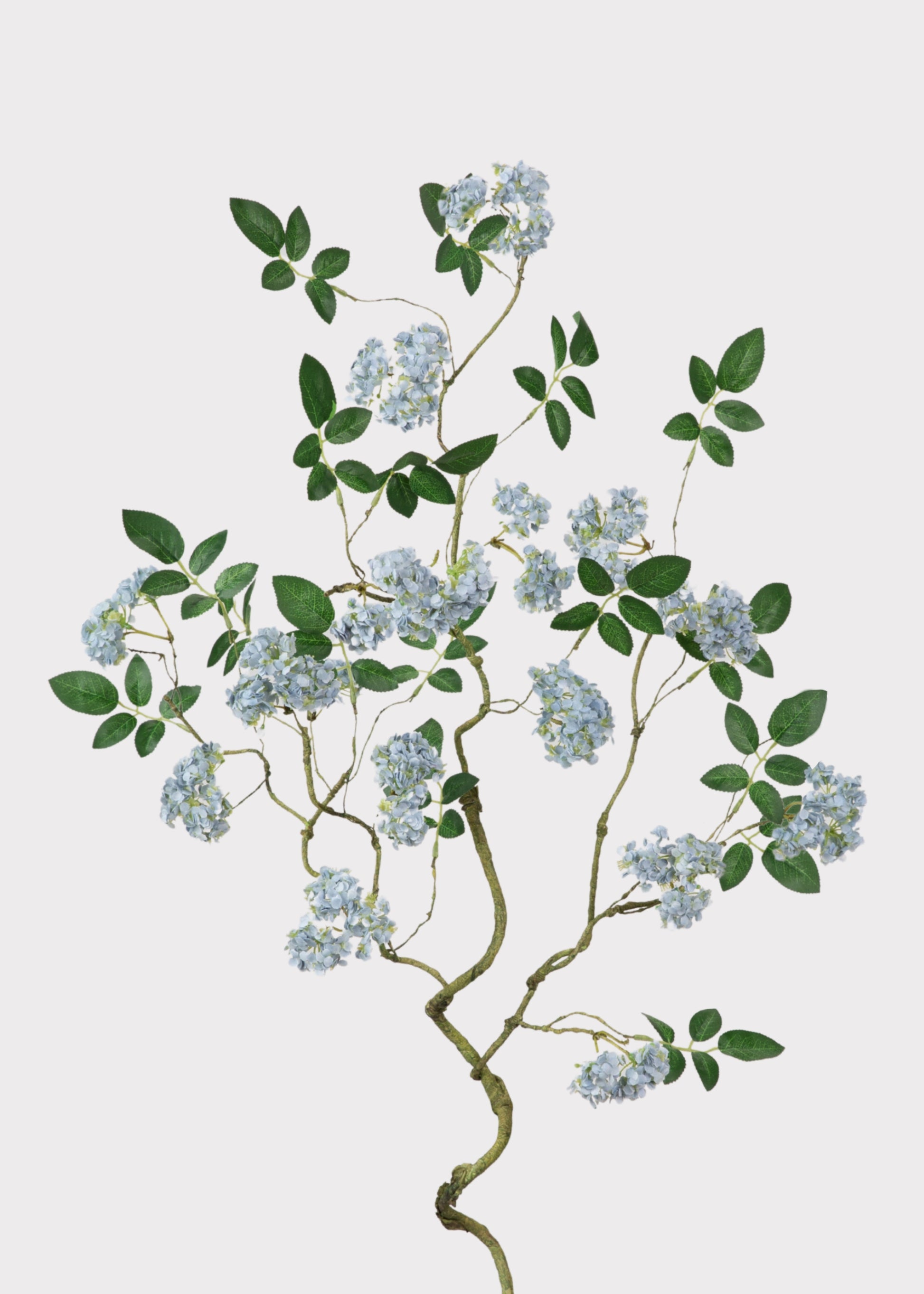 Blue Artificial Blossom Flower Branch 
