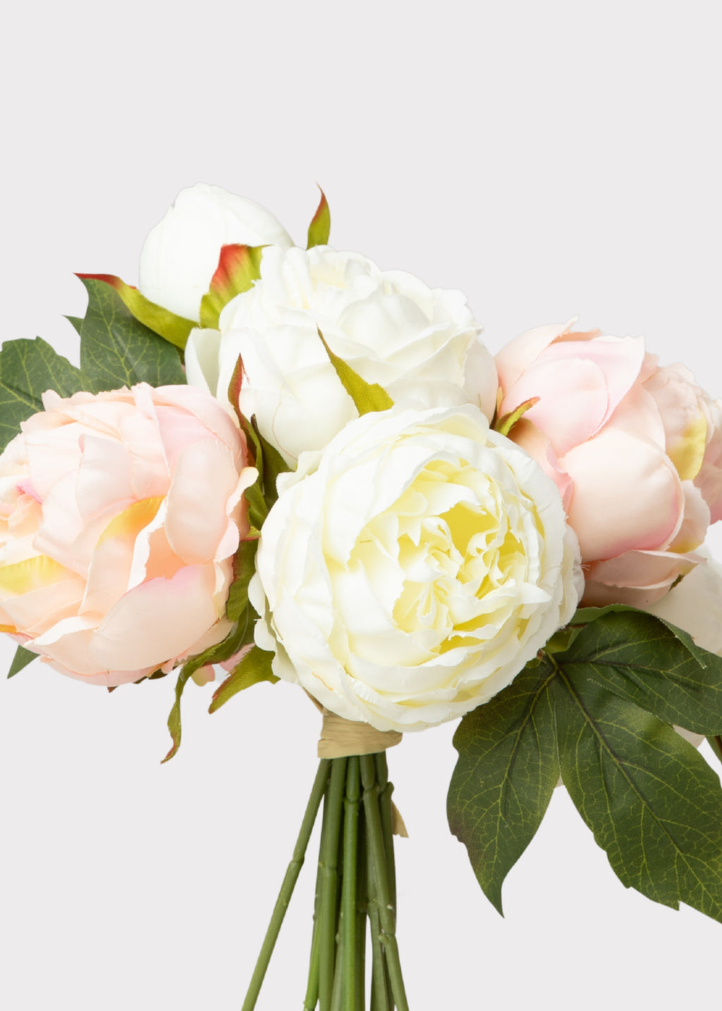 faux peony bouquet