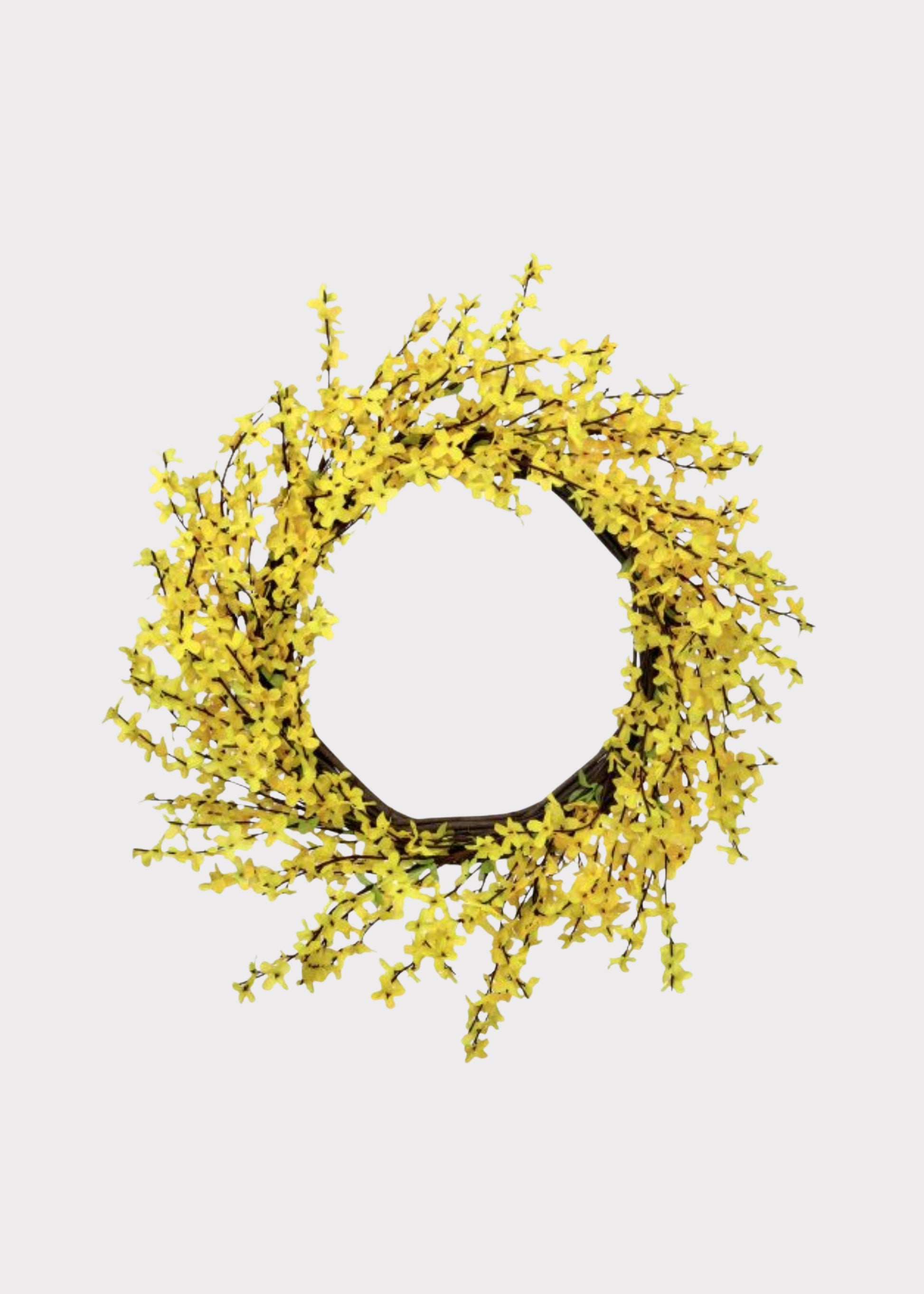 Yellow Forsythia Wreath