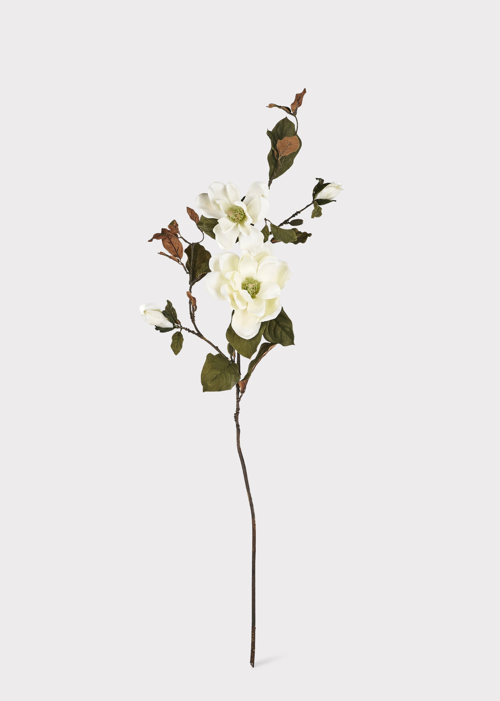 Full Artificial Blooming Magnolia Stem