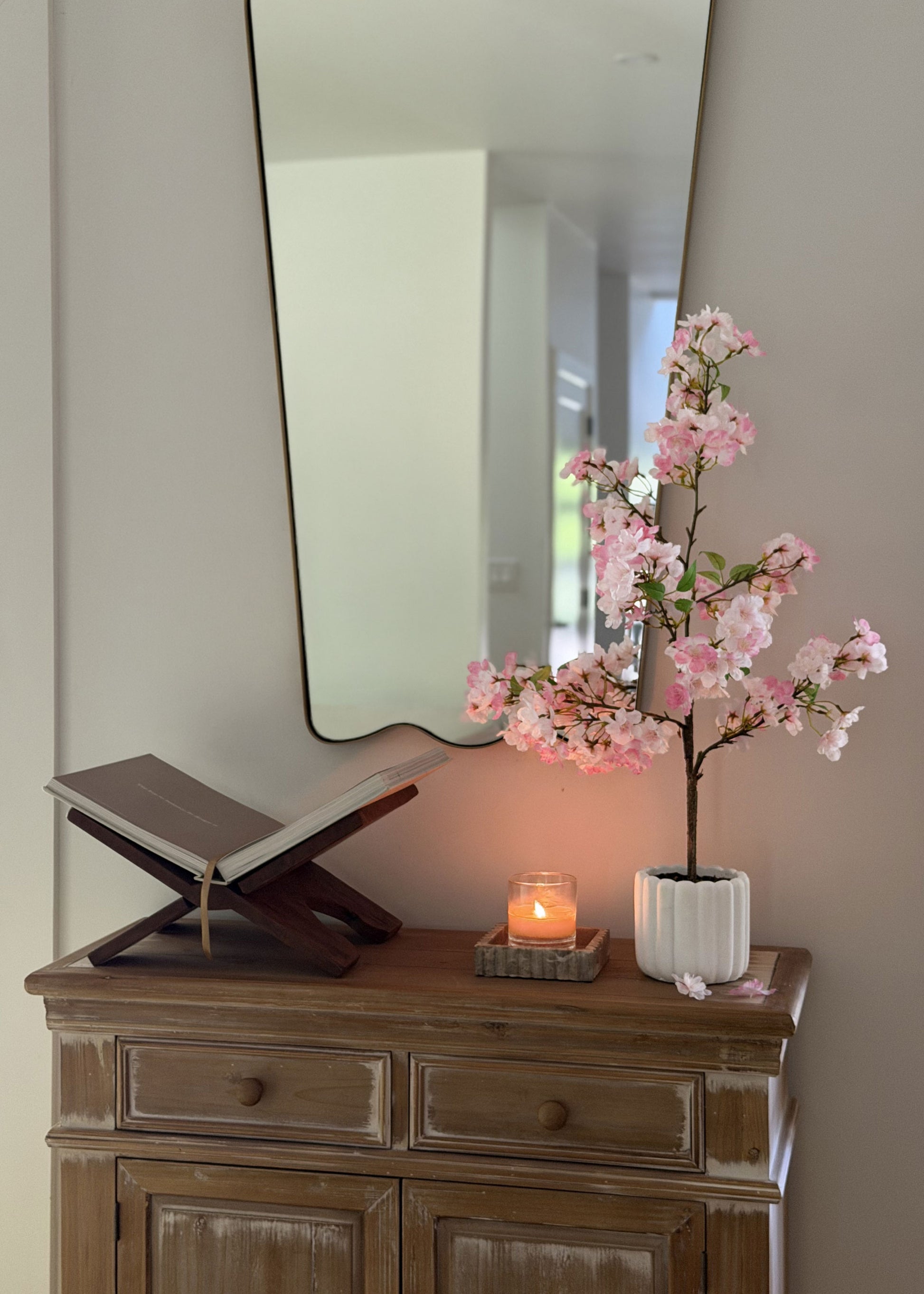 Artificial Potted Cherry Blossom Tree