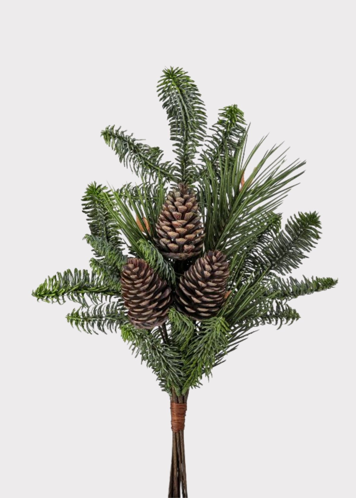 Fake Winter Pine and Cone Bundle