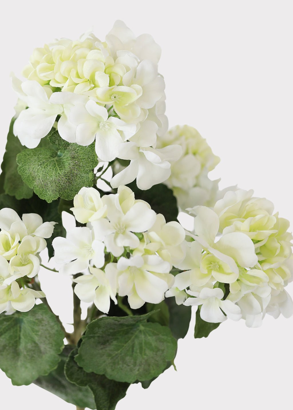 Artificial Outdoor Flowers in Cream White