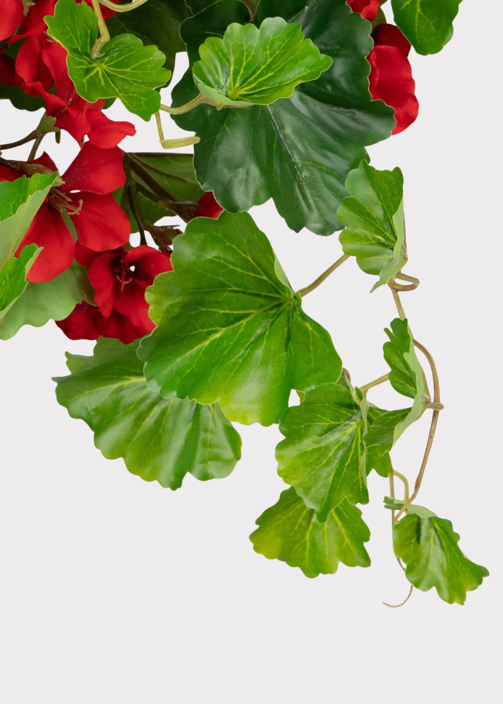Artificial Hanging Geranium  Bush