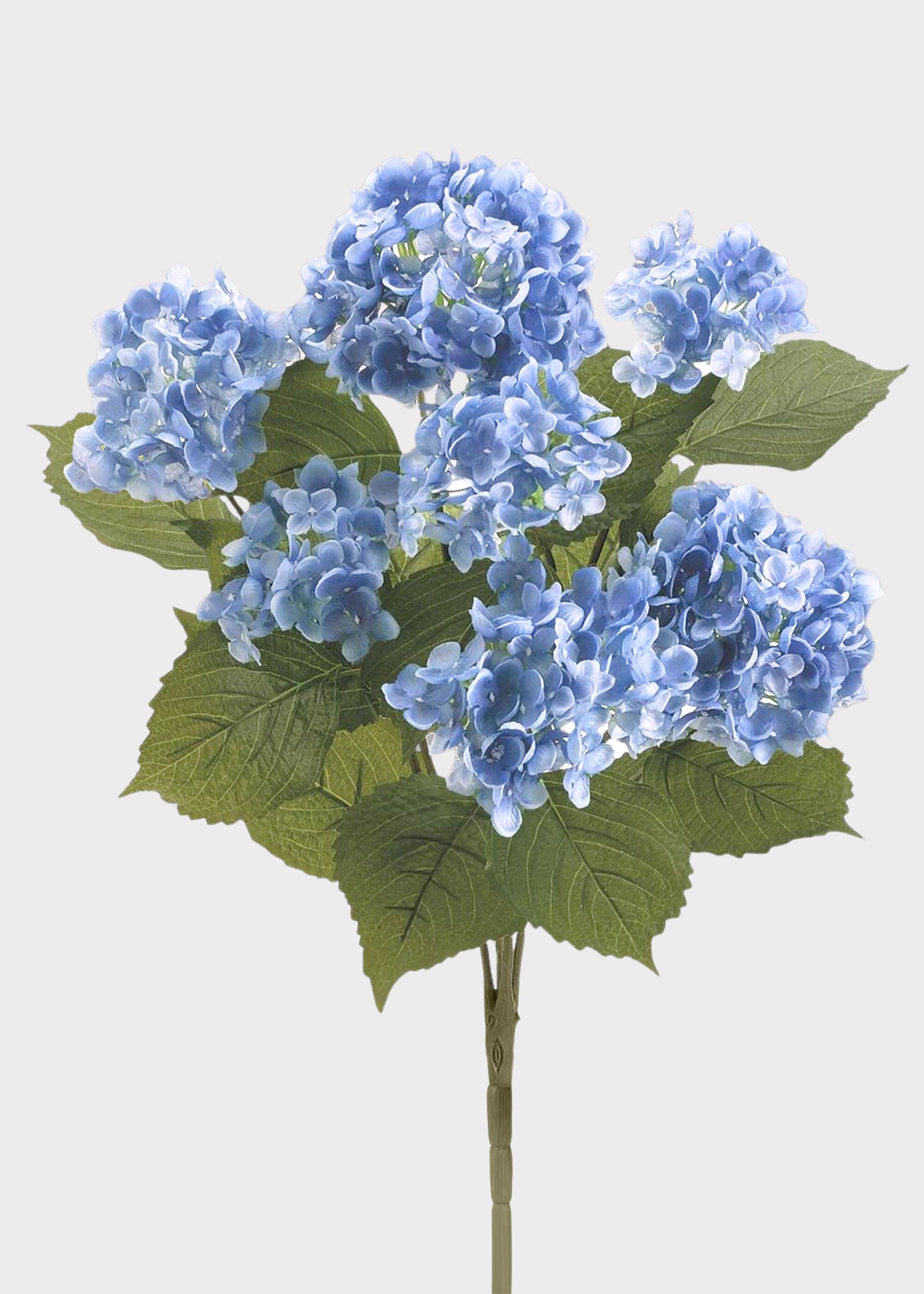 Blue Faux Hydrangea Bush | Premium Artificial Flowers | Afloral