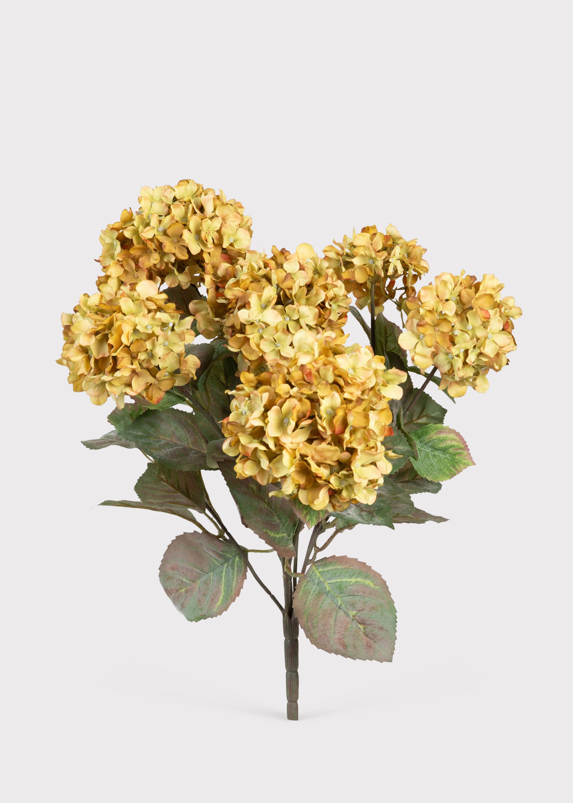 Vintage Antique Green Fake Hydrangea Bush