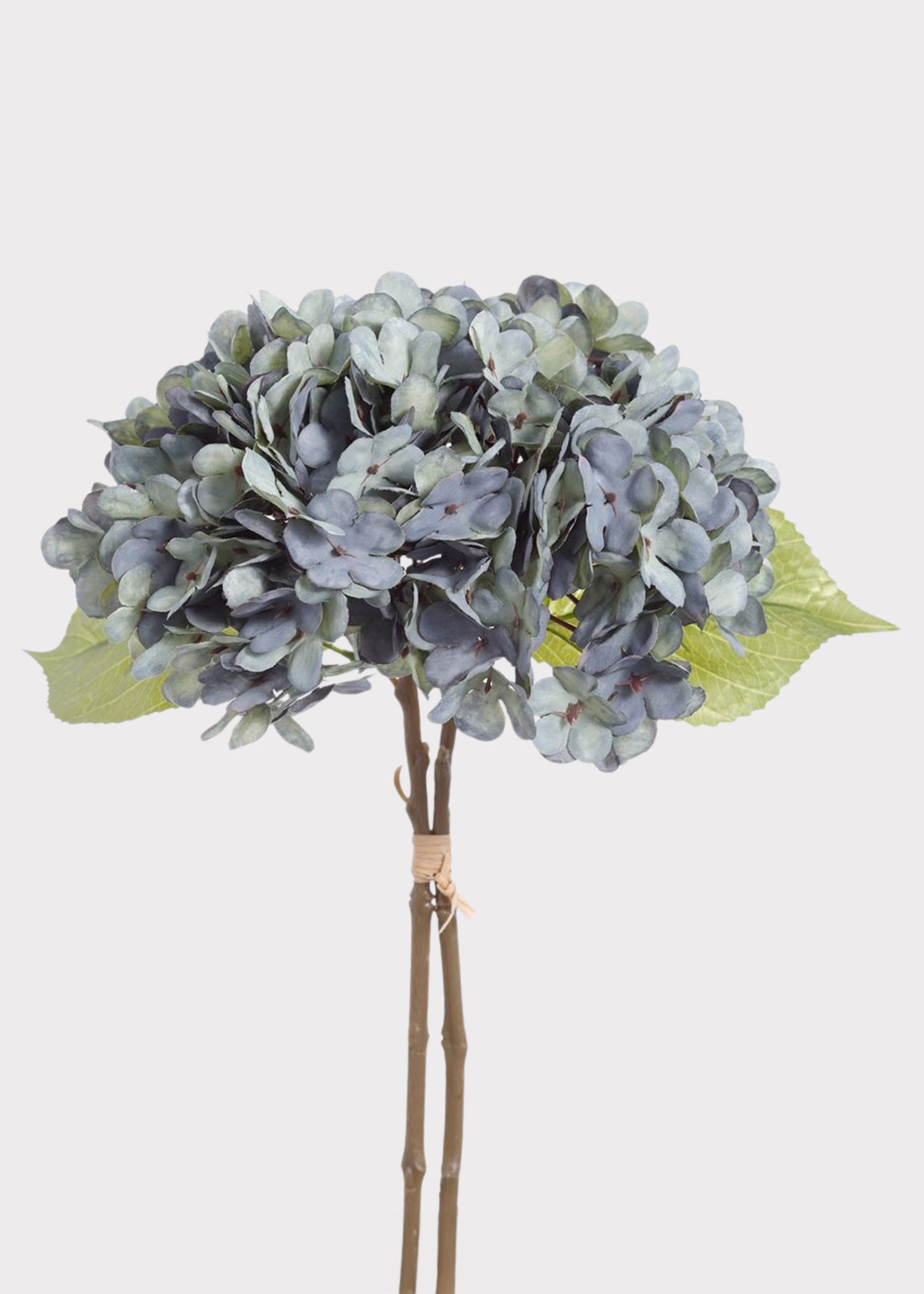 Antique Blue Fake Hydrangea Flower Bundle