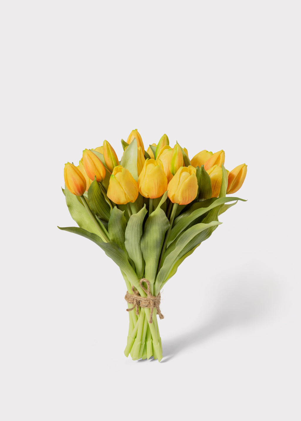 Faux Yellow Tulip Bouquet
