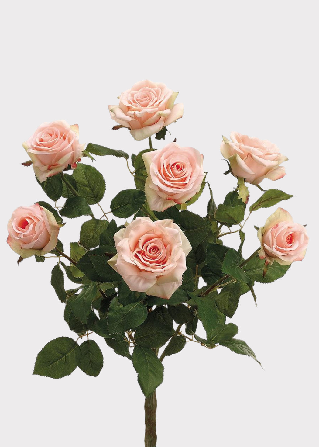Peach Pink Confetti Rose Bush | Artificial Flowers | Afloral