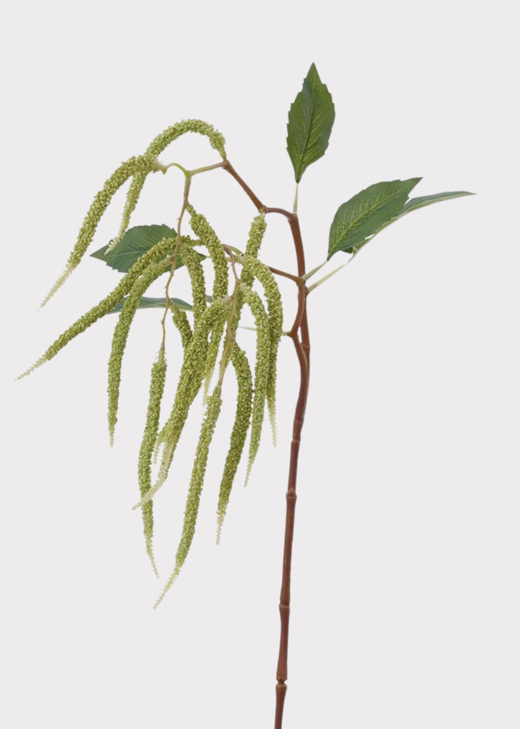 Green Hanging Amaranthus Fake Wildflower Branch