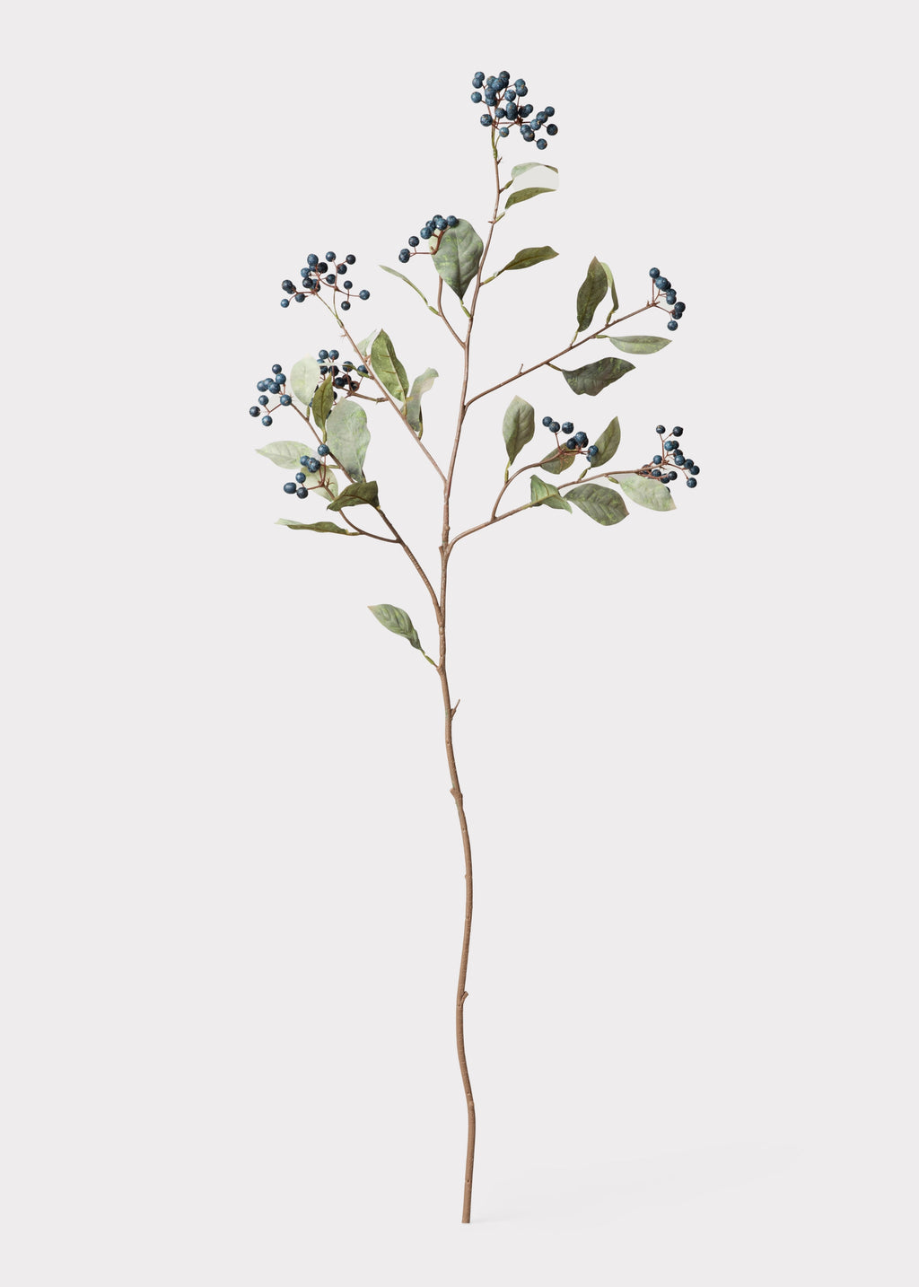 Faux Berry Branch in Blue