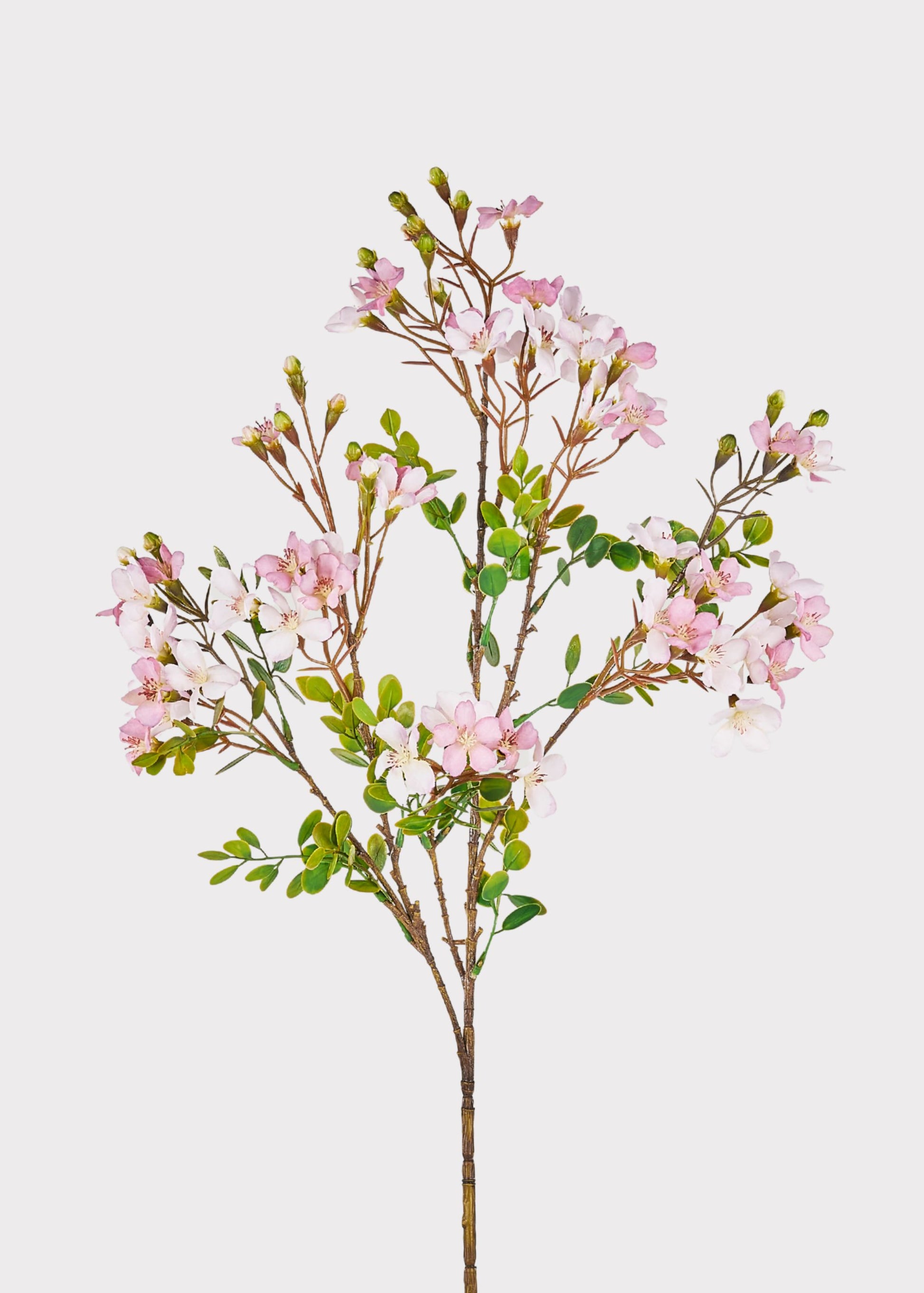 Lavender silk blossom branch