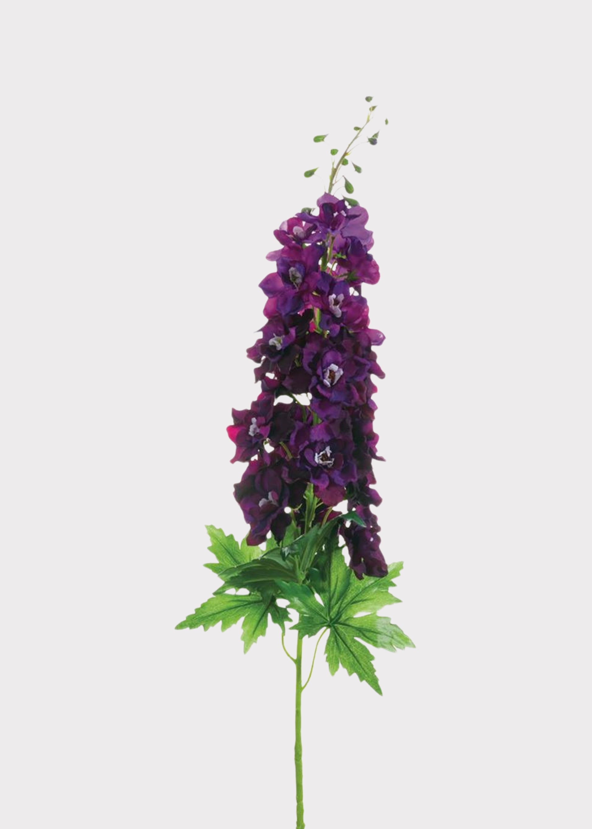 Fake Delphinium Wildflower in Deep Purple