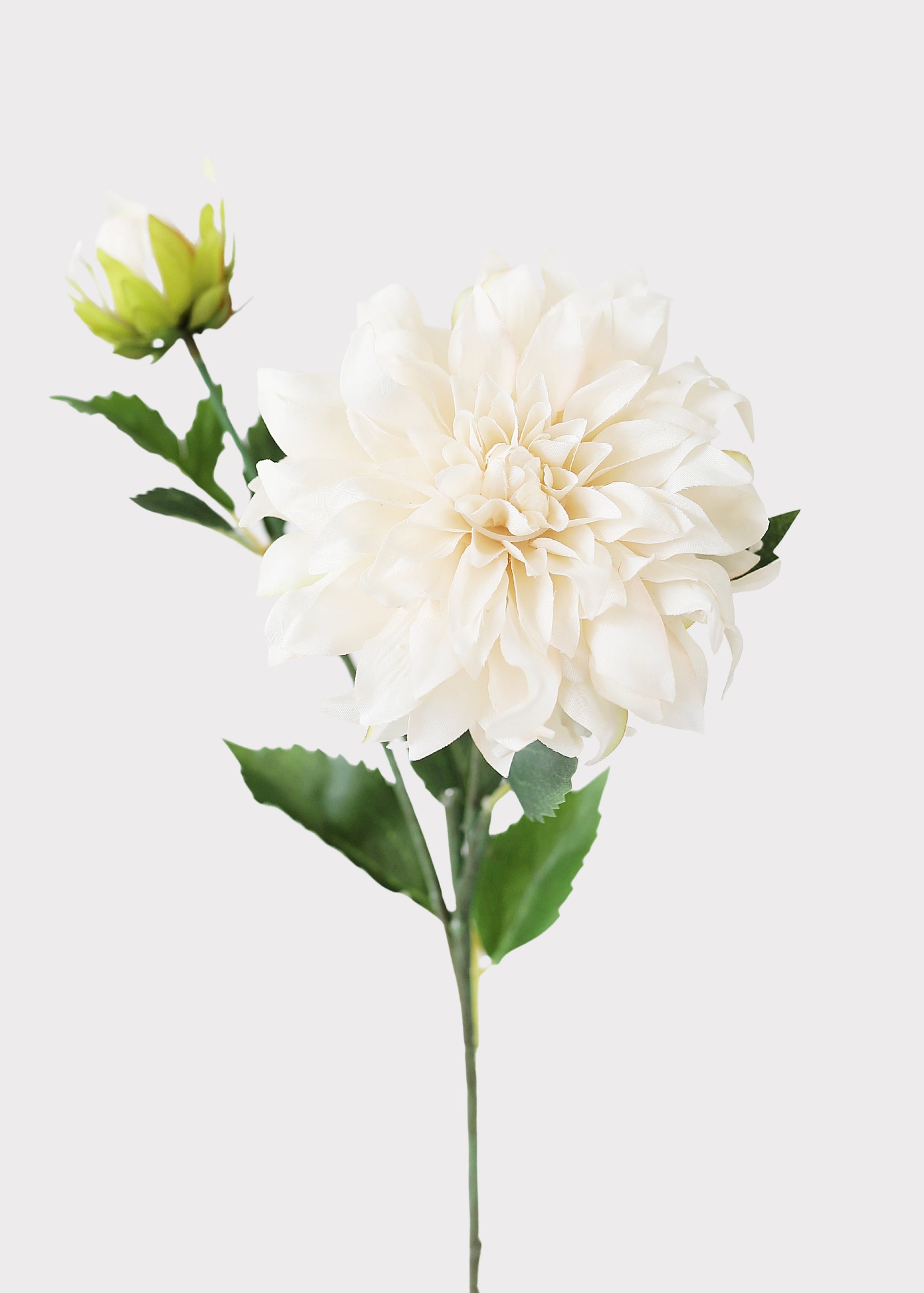 Ivory Artificial Dahlia Flower 