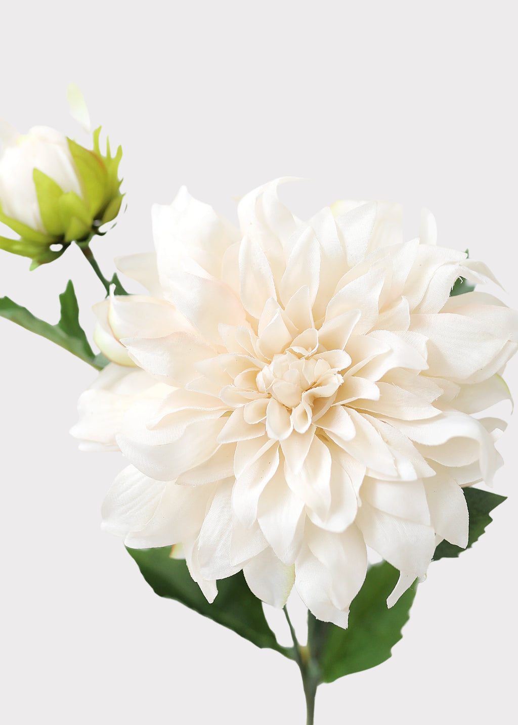 Ivory Artificial Dahlia Flower 