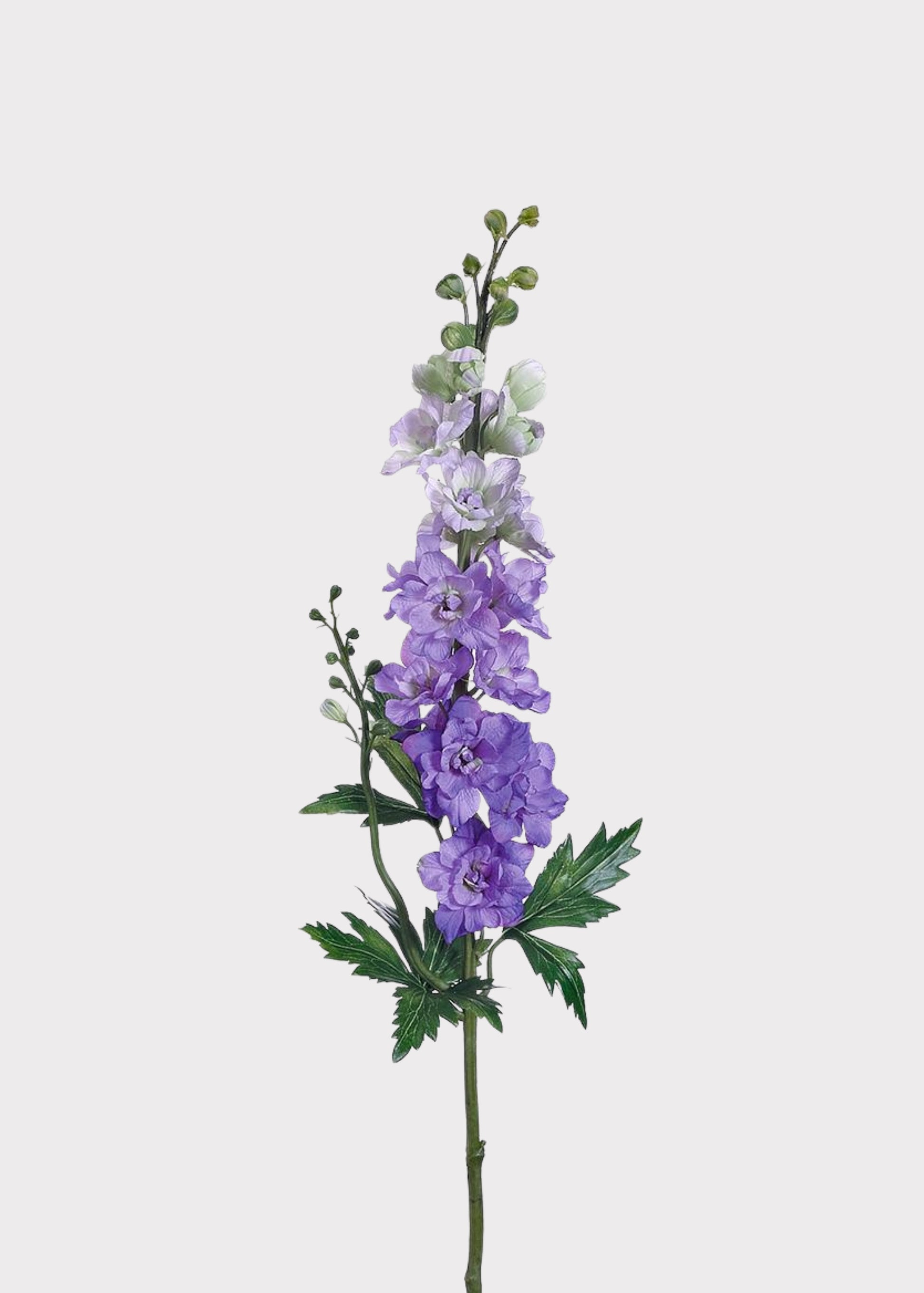 Tall Purple Fake Delphinium Stem 