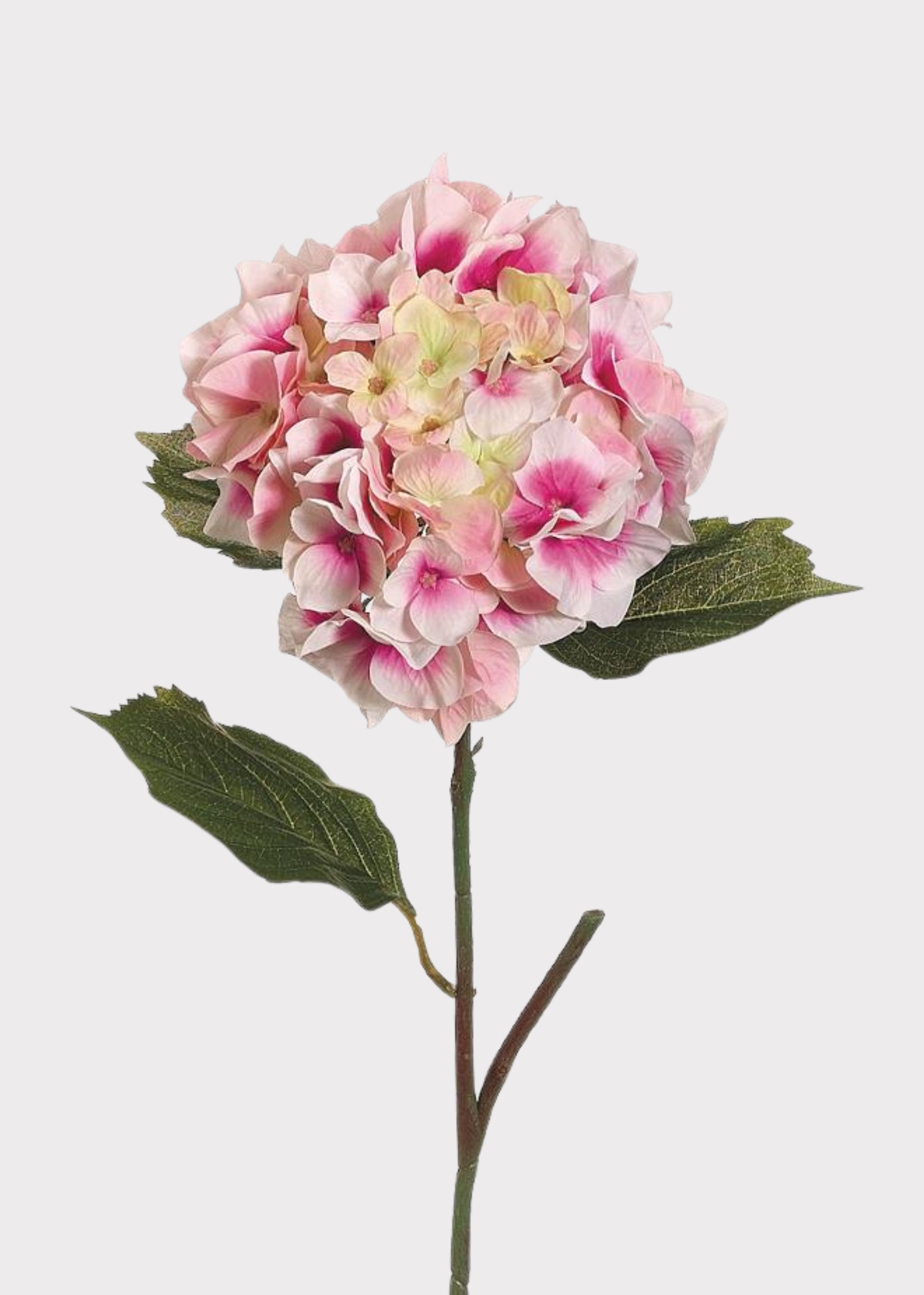 Fake Blooming Hydrangea Flower in Pink