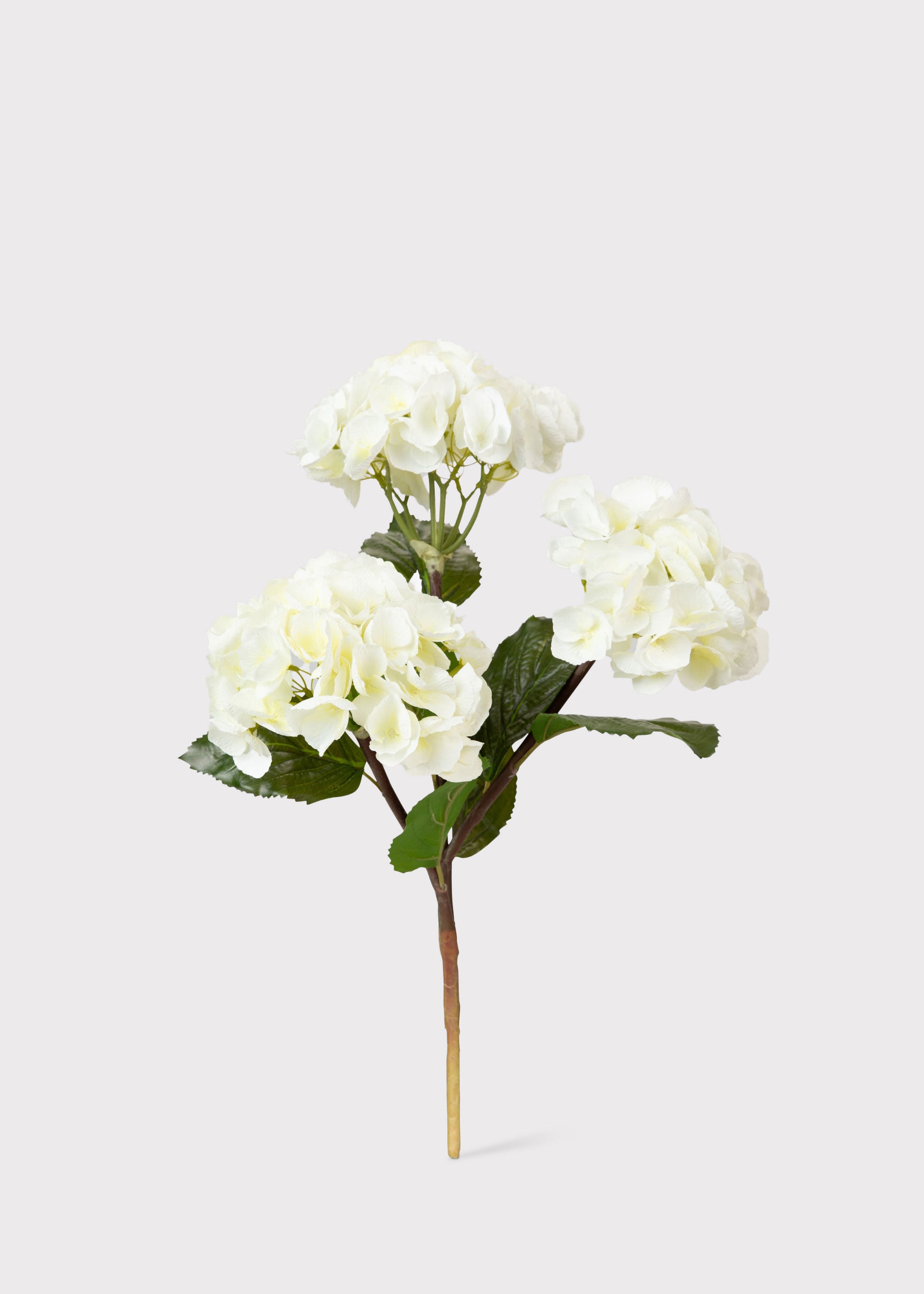 Large Artificial Hydrangea in Cream White