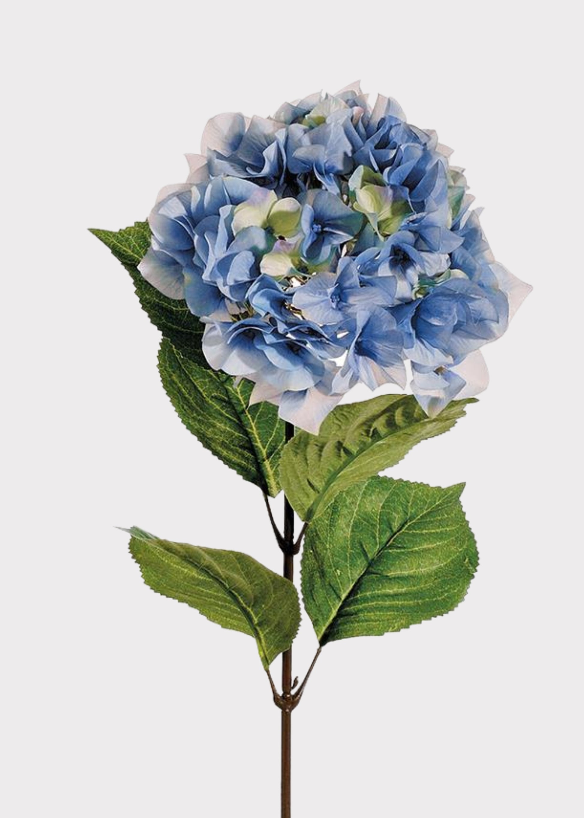 Blue and Green Fake Hydrangea Flower