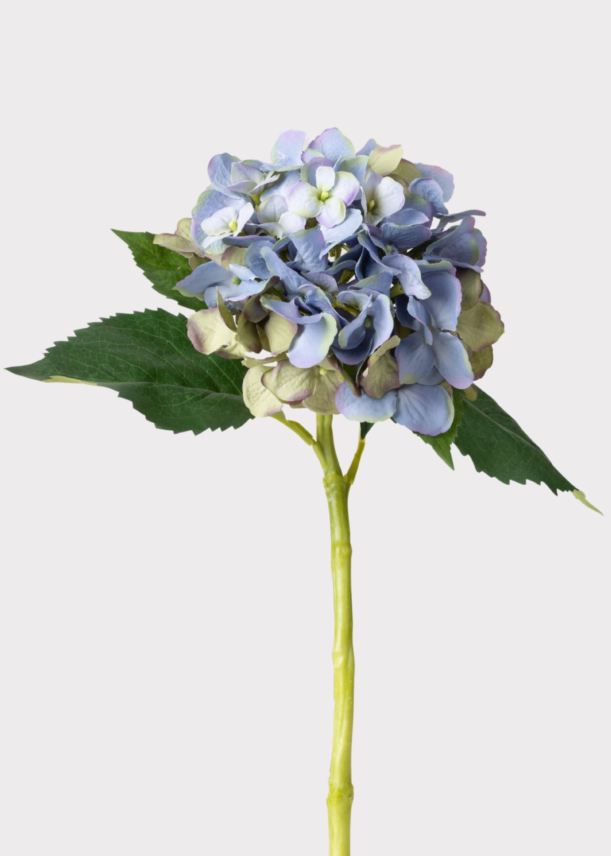 Vintage Blue and Green Artificial Hydrangea