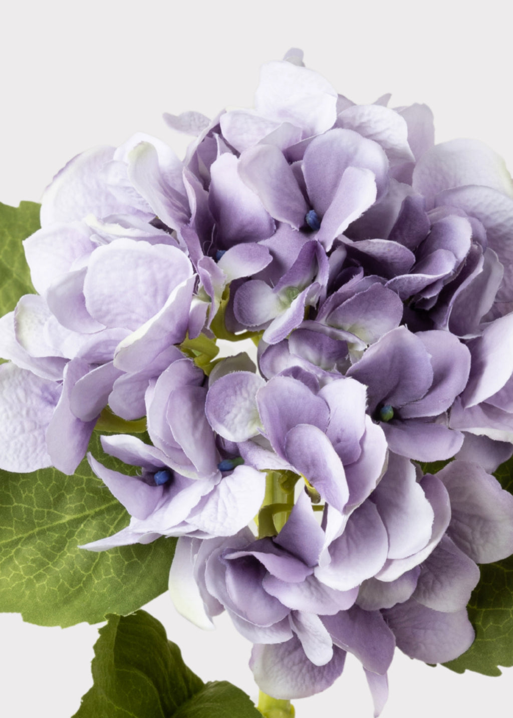 Close-up of Faux Lavender Hydrangea