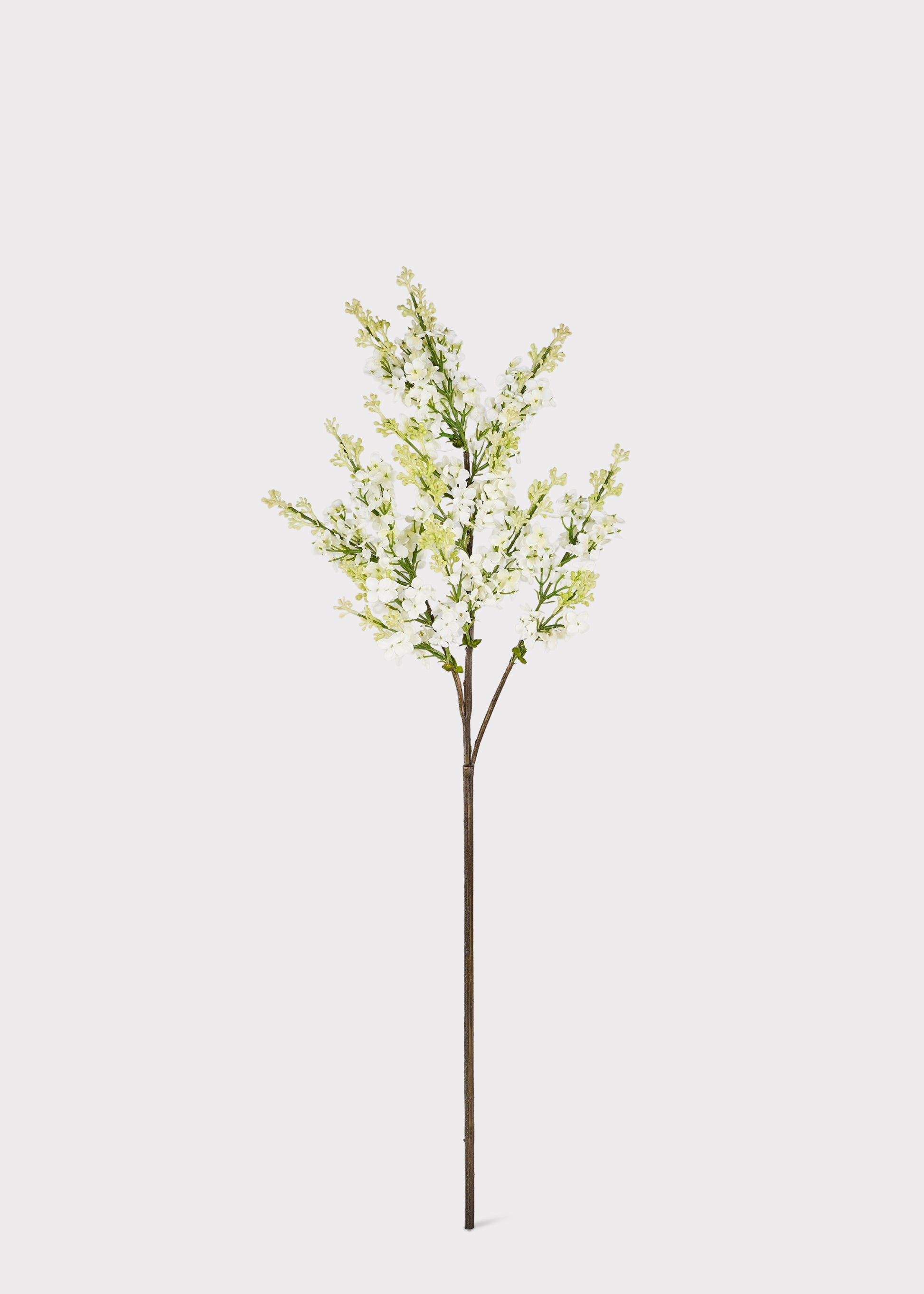 Cream Artificial Blooming Lilac Branch