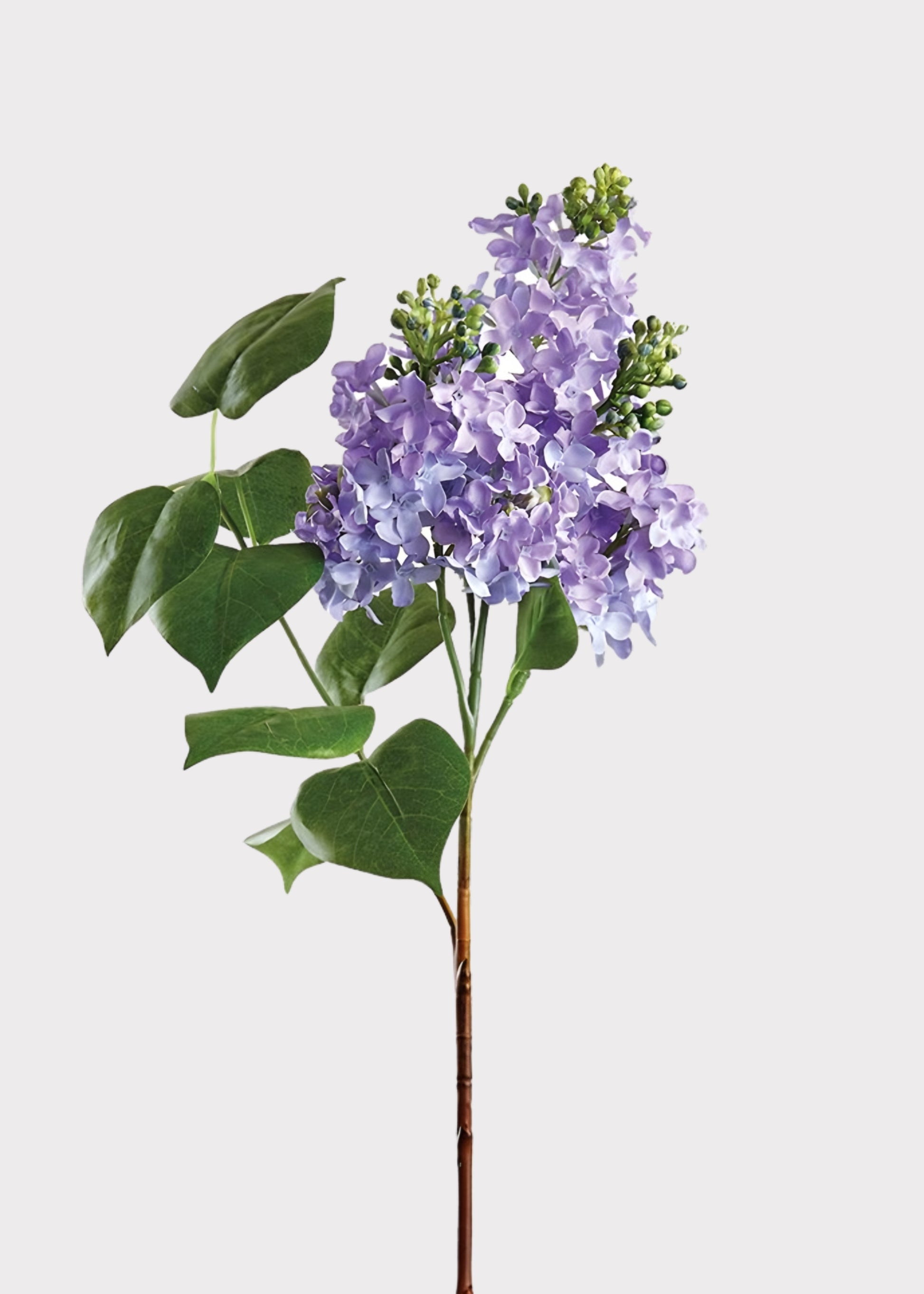 Luxe Faux Lilac Flower Branch in Lavender
