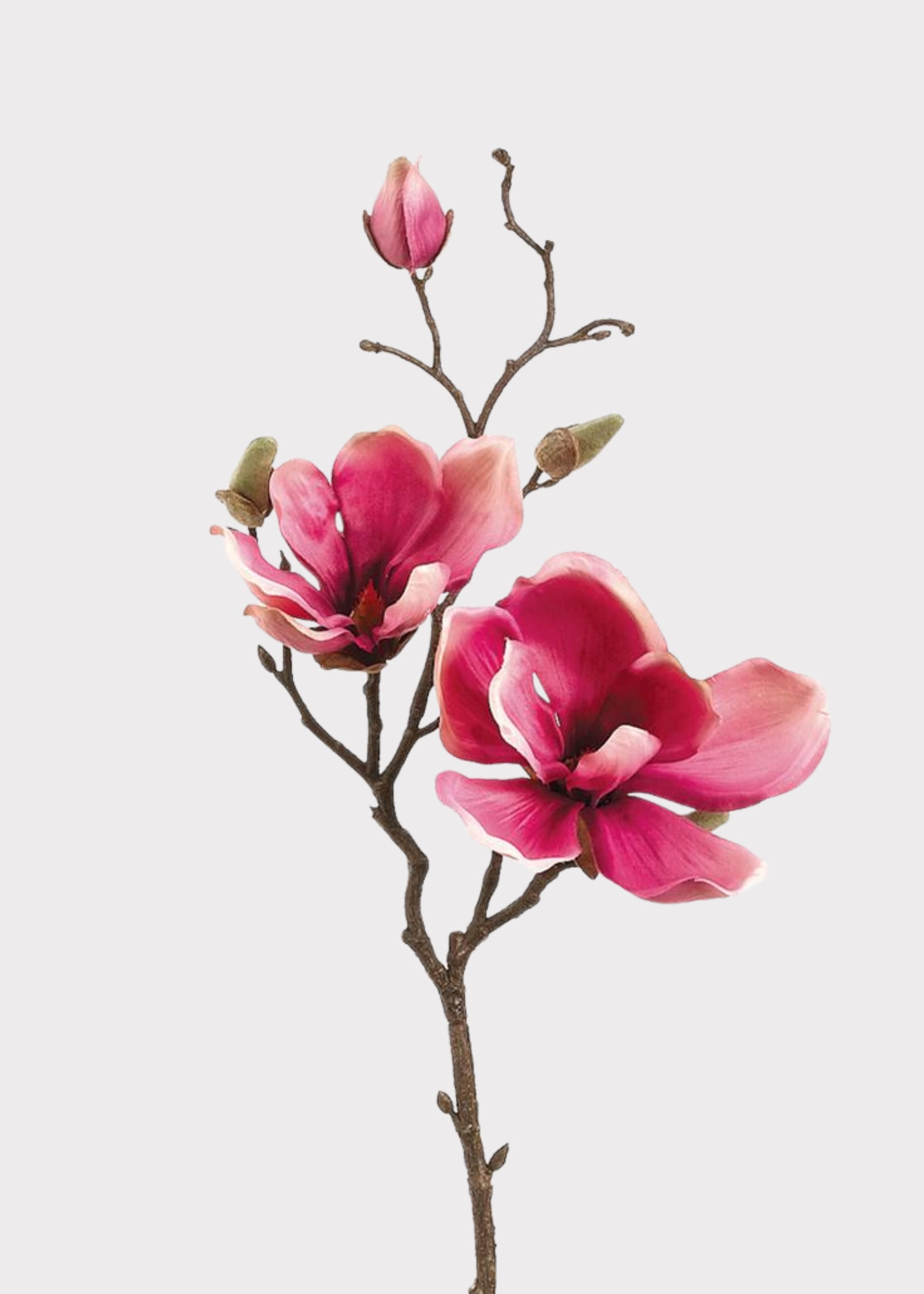 Pink Artificial Magnolia Stem