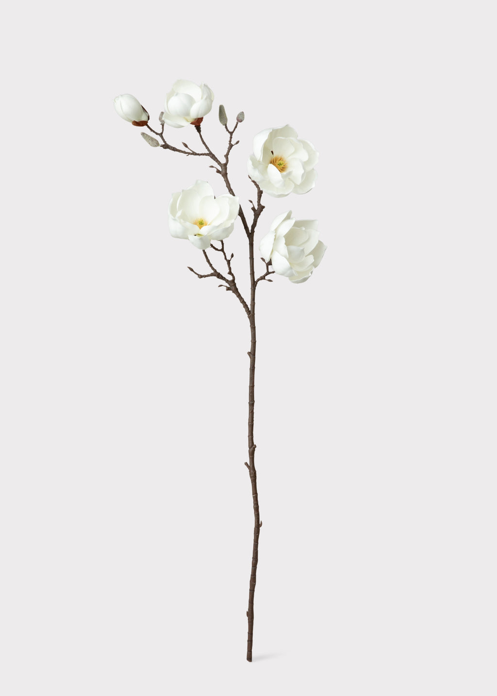 Faux Magnolia Flower Branch