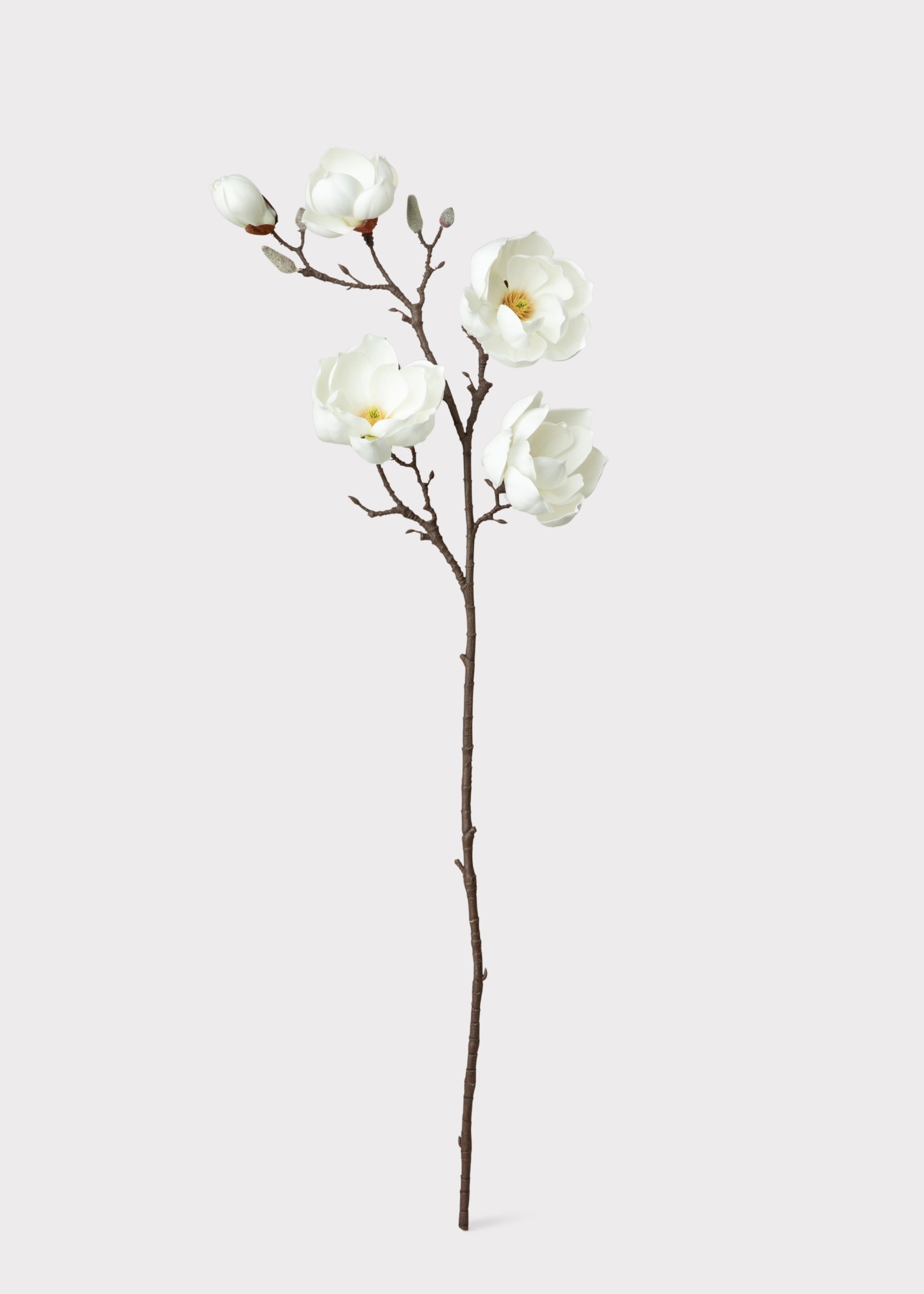 Faux Magnolia Flower Branch
