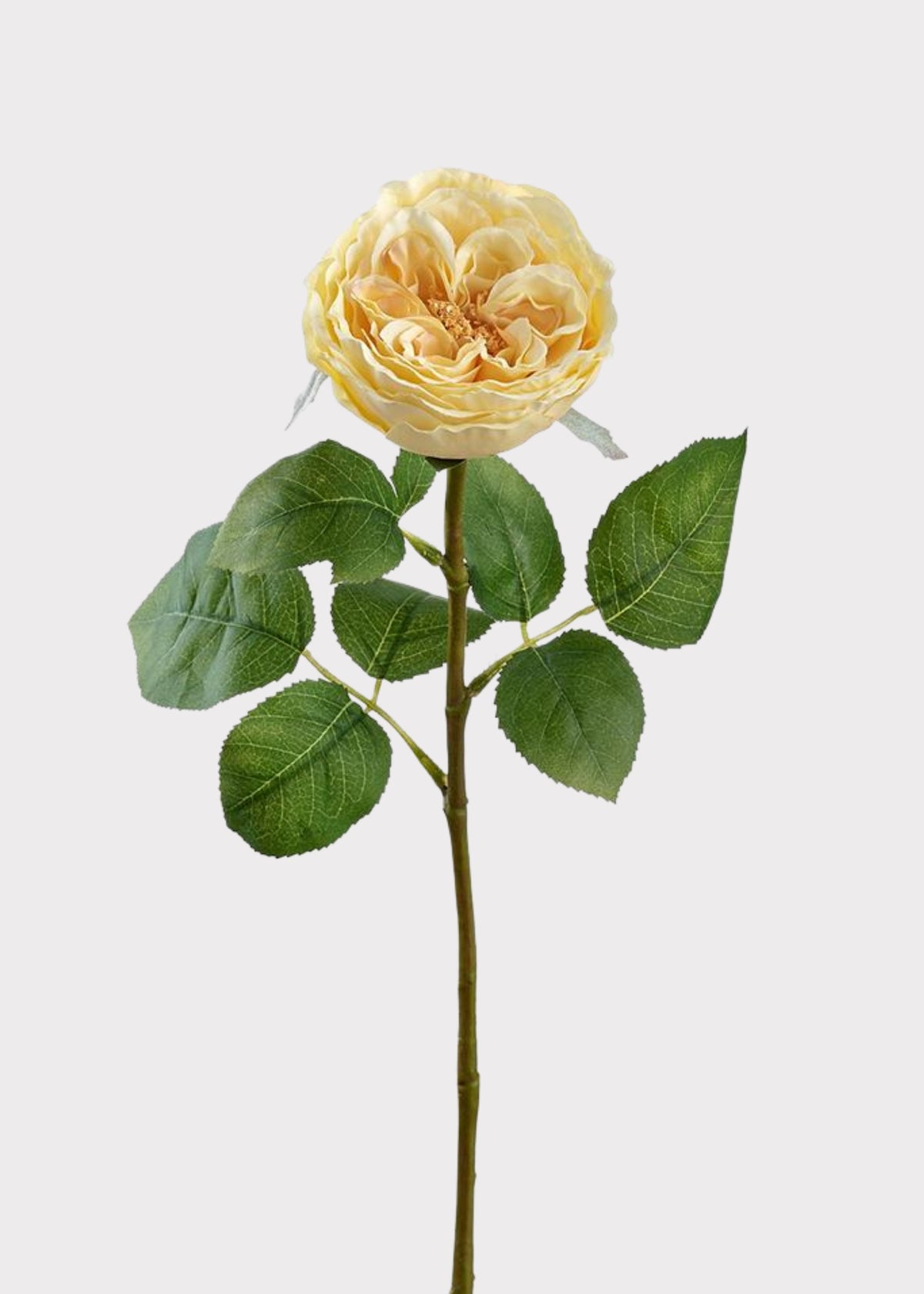Fake Flower Rose in Yellow - 26