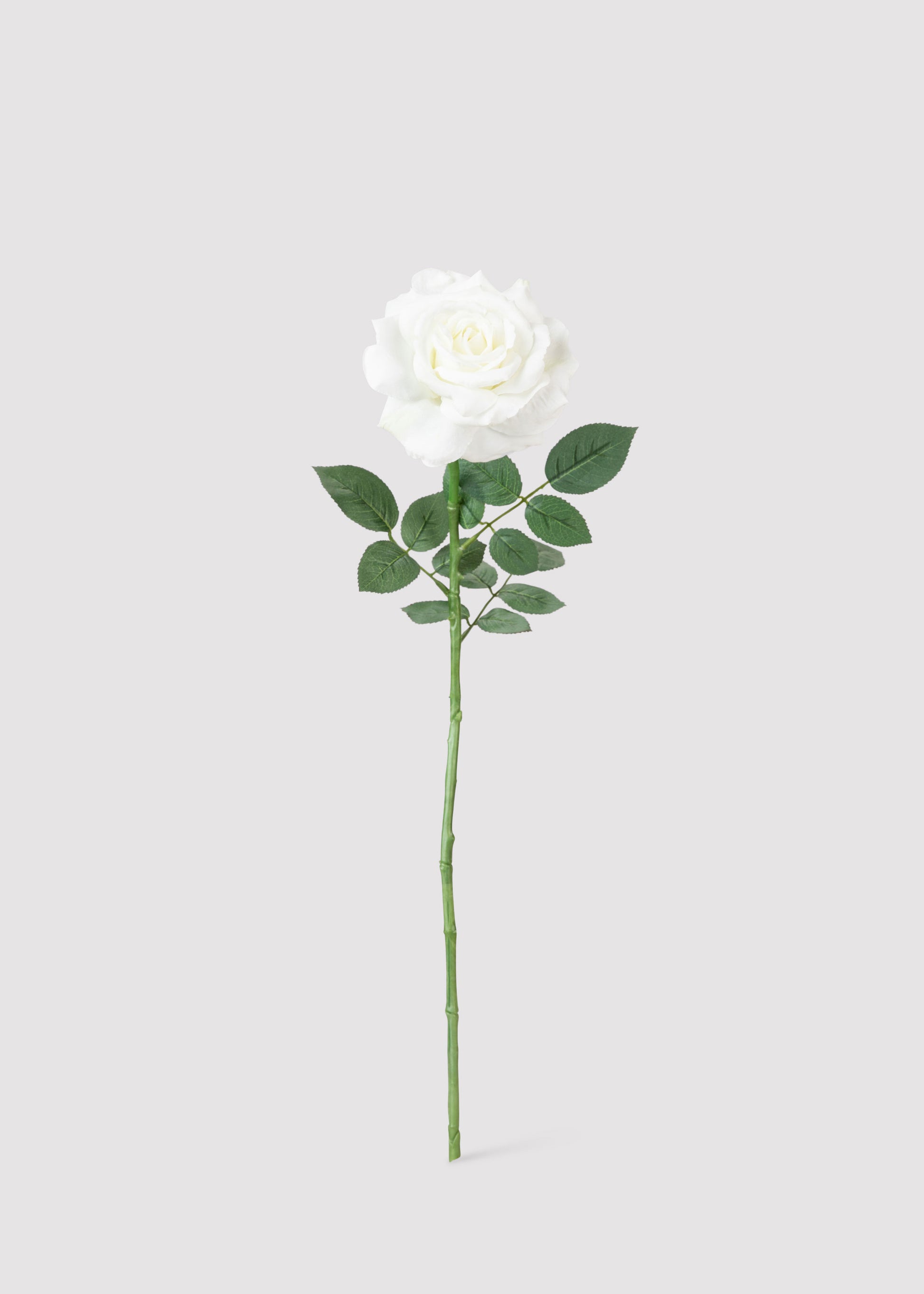 White Diana Rose Faux Flower 